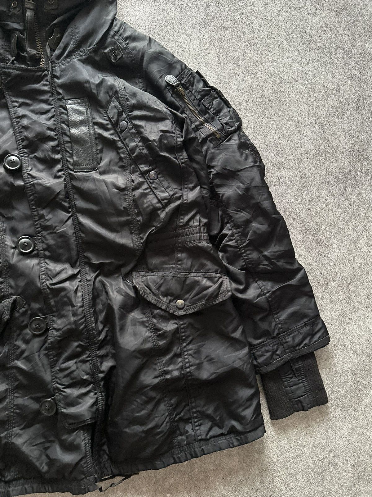 GOA 2000s Goa Apocalypse Style Bono Jacket Mix Leather Lgb Style Size US M / EU 48-50 / 2 - 2 Thumbnail