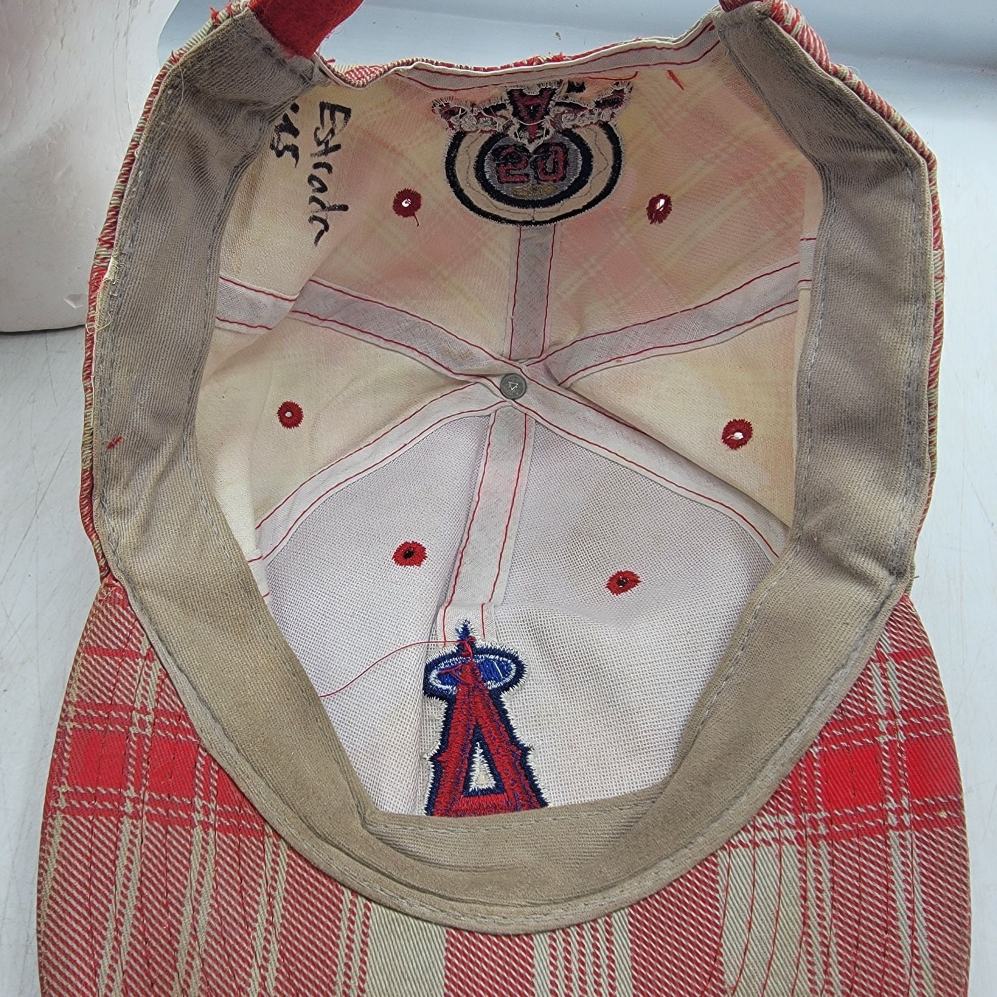 Other Los Angeles Angels 50th Anniversary Plaid Baseball Hat Cap C Size ONE SIZE - 6 Thumbnail