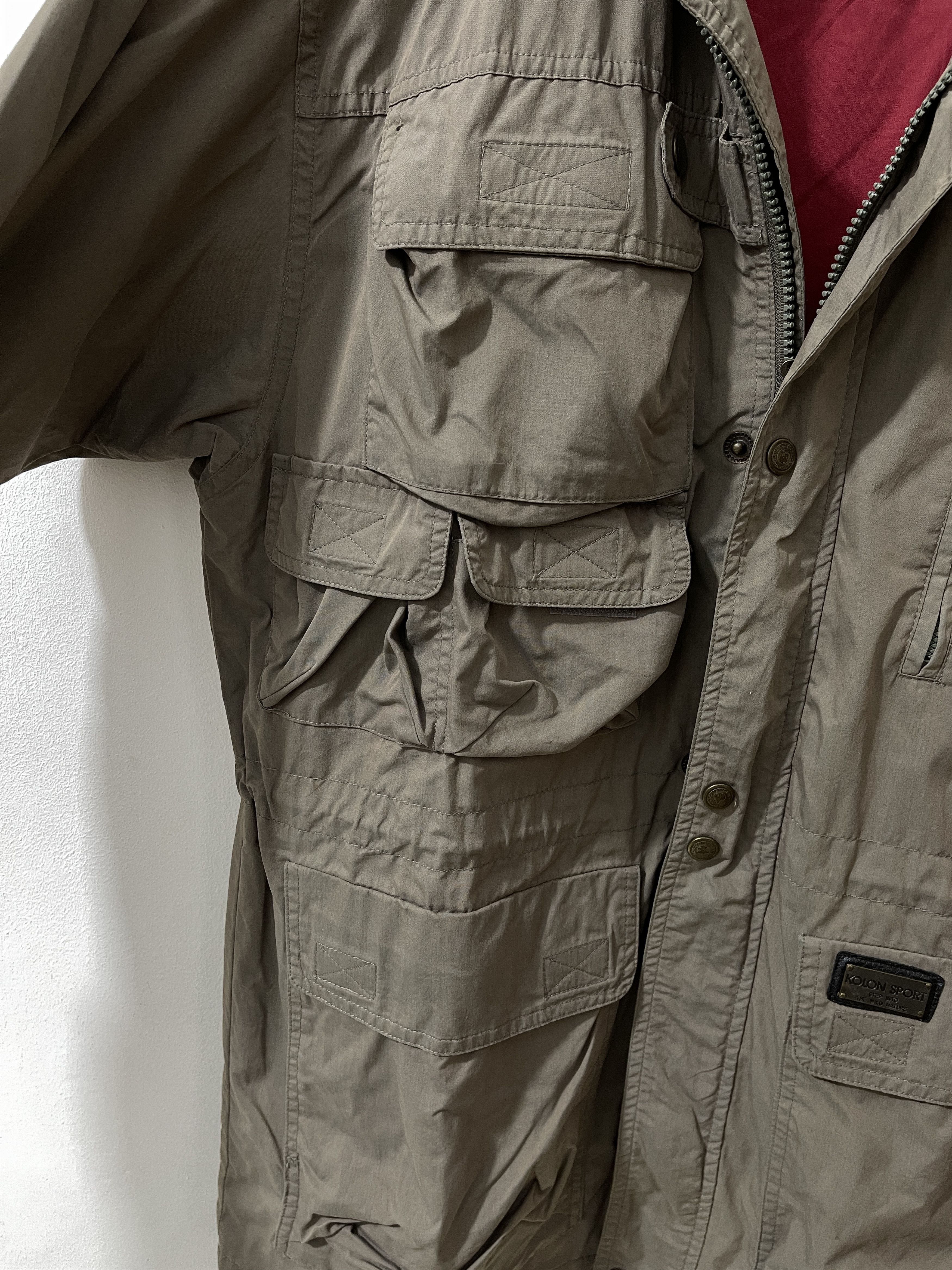 Vintage Vintage Kolon Sports Military Utility Survival Jacket Size US L / EU 52-54 / 3 - 7 Thumbnail