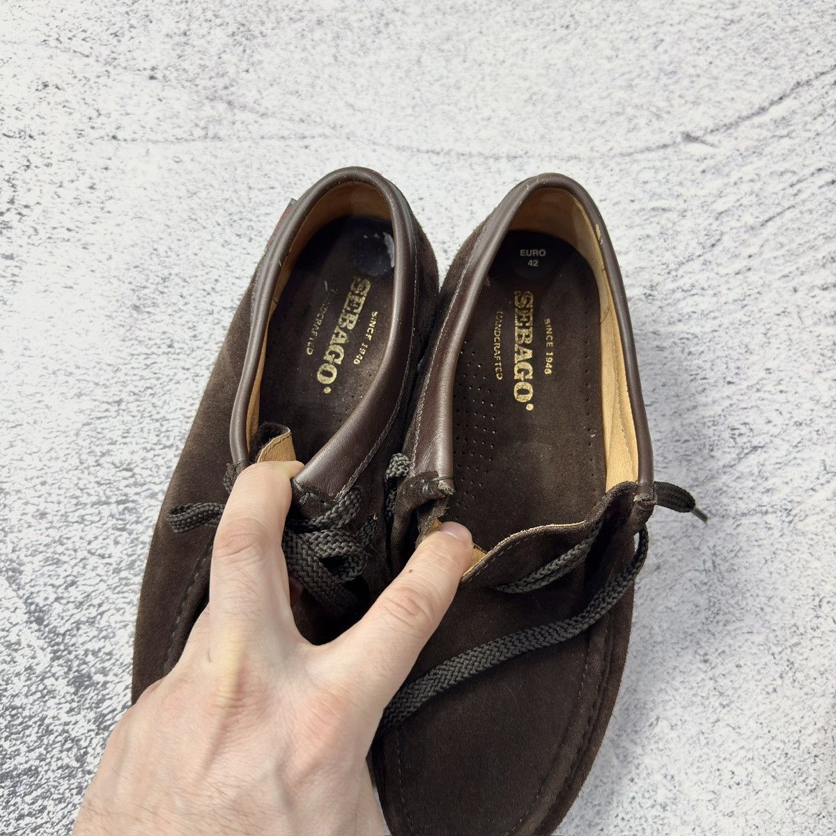 Handmade × Sebago Sebago Koala Low Brown Suede Handmade US8.5 UK8 EU42 27cm Size US 8.5 / EU 41-42 - 12 Thumbnail