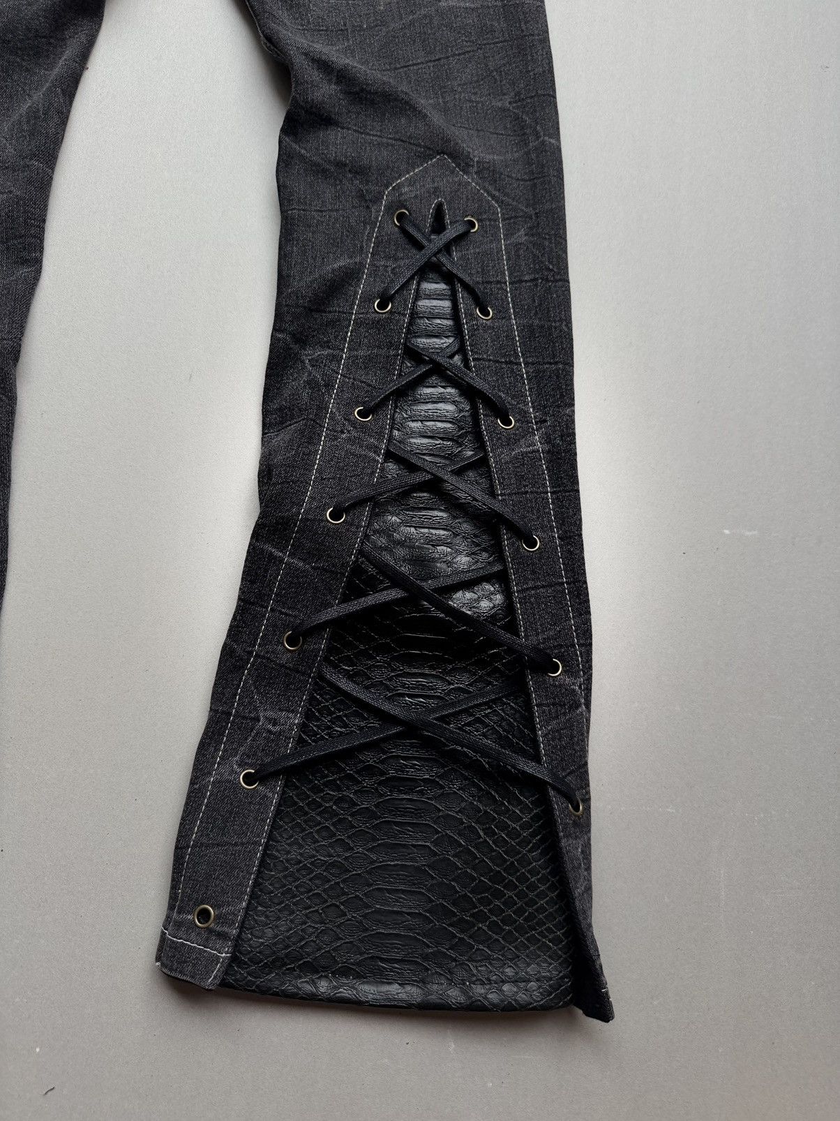 semanticdesign L lace-up flare jeans Size US 26 / EU 42 - 6 Thumbnail
