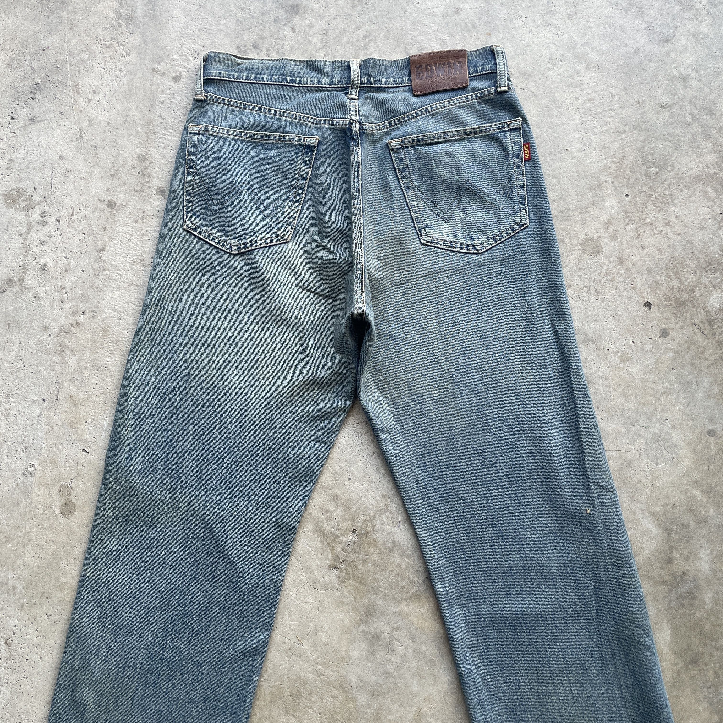 Edwin Vintage Edwin 604 Us Classic Faded Jeans Distressed Pants Size US 32 / EU 48 - 9 Thumbnail