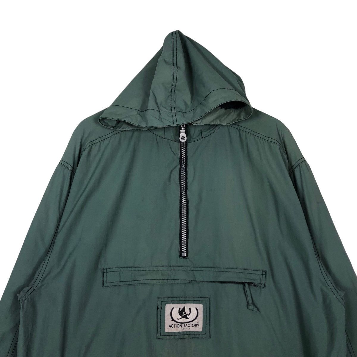Japanese Brand 🔥ACTION FACTORY WEAR ANORAK JACKET HOODIE BIG POCKETS Size US S / EU 44-46 / 1 - 3 Thumbnail