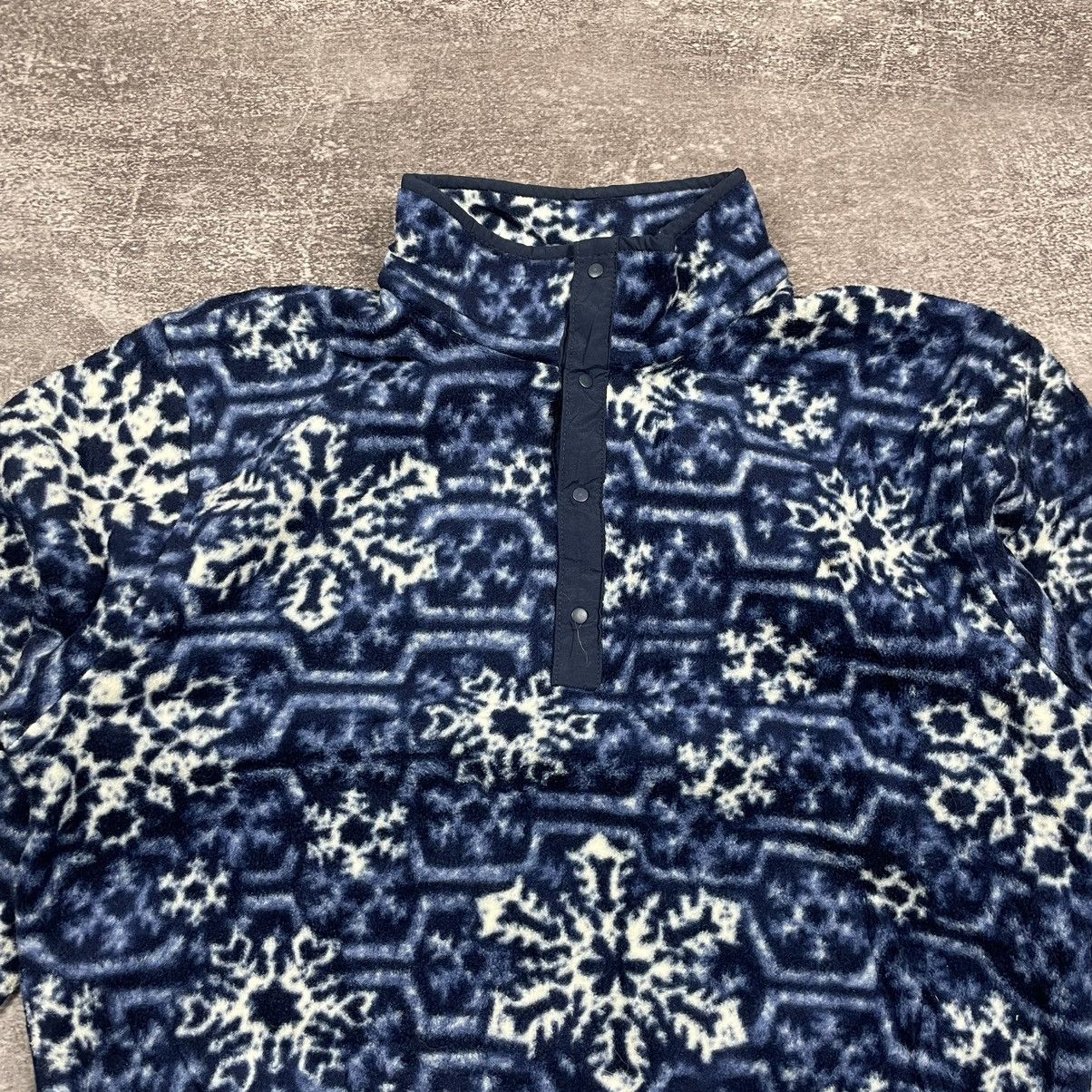 L.L. Bean Vintage Snowflake LL Bean Made in USA Fleece Jacket ❄️🌨️🏔️ Size US M / EU 48-50 / 2 - 2 Thumbnail