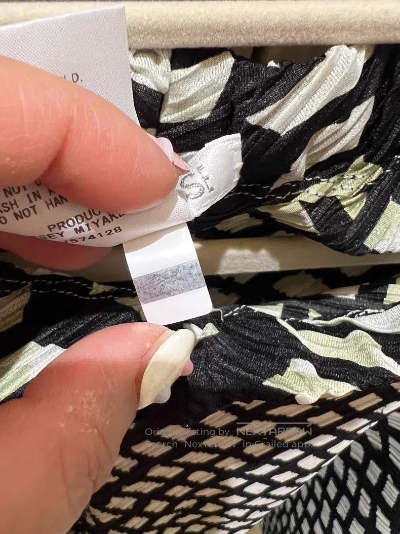 Issey Miyake Issey Miyake size:5 Black-White Gingham Midi Skirt Size 31" - 5 Thumbnail