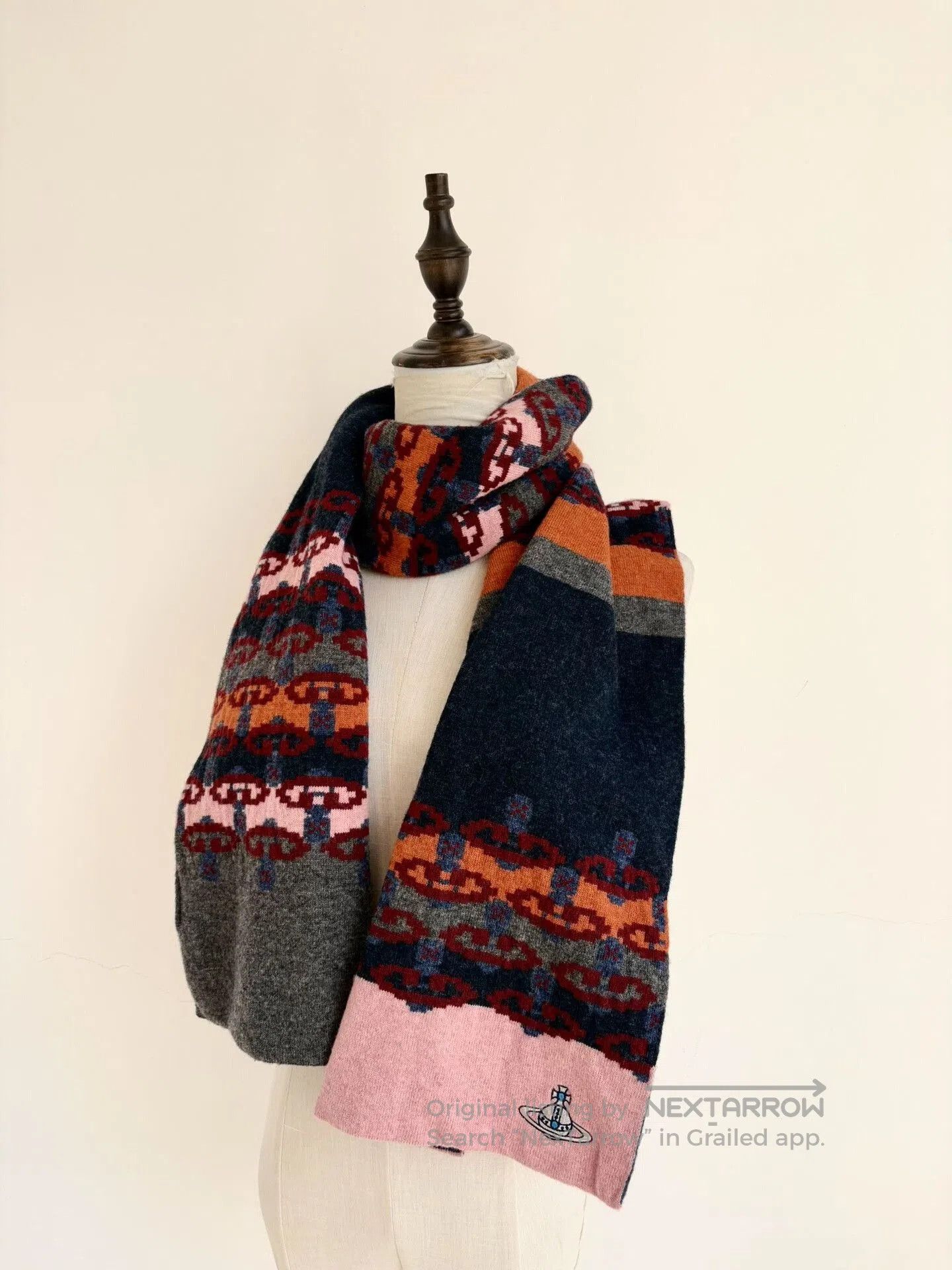 Vivienne Westwood Vivienne Westwood Vintage Plaid Saturn Scarf. Size ONE SIZE - 2 Thumbnail