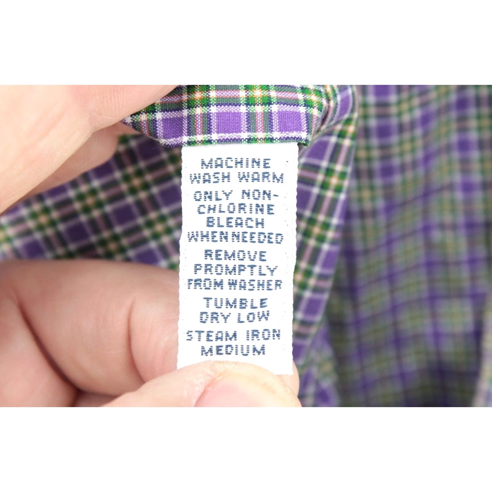 Polo Ralph Lauren VTG Polo Ralph Lauren Estate Shirt Mens 2XL Purple Plaid Long Sleeve Button-Up Casual Shirt Size US XXL / EU 58 / 5 - 4 Thumbnail