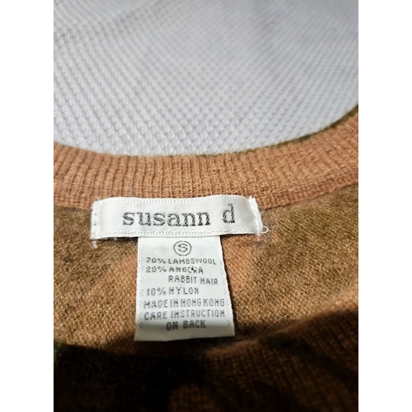 Vintage VINTAGE Susann d Shirt Womens S Vtg Sweater Lambswool Angora Hair Floral Luxury Soft Nwt Size S / US 4 / IT 40 - 7 Thumbnail