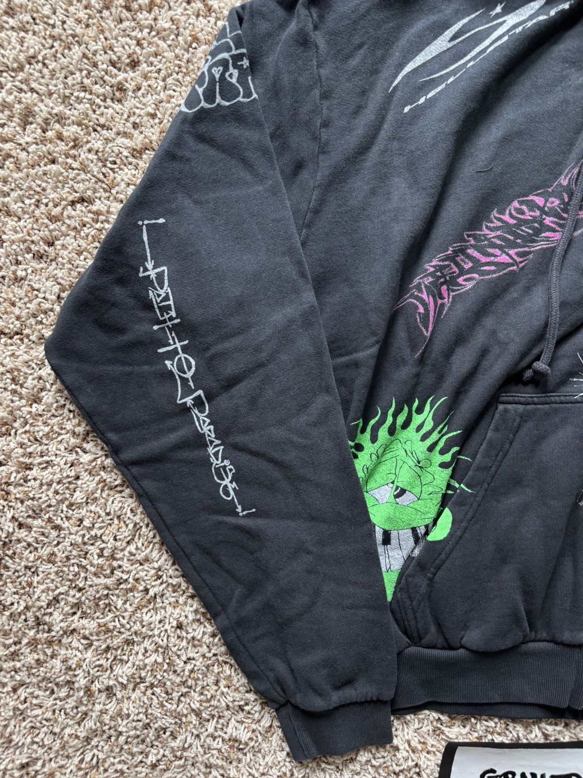 HELLSTAR Hellstar Graffiti Zip Up Hoodie Black Size US S / EU 44-46 / 1 - 4 Thumbnail