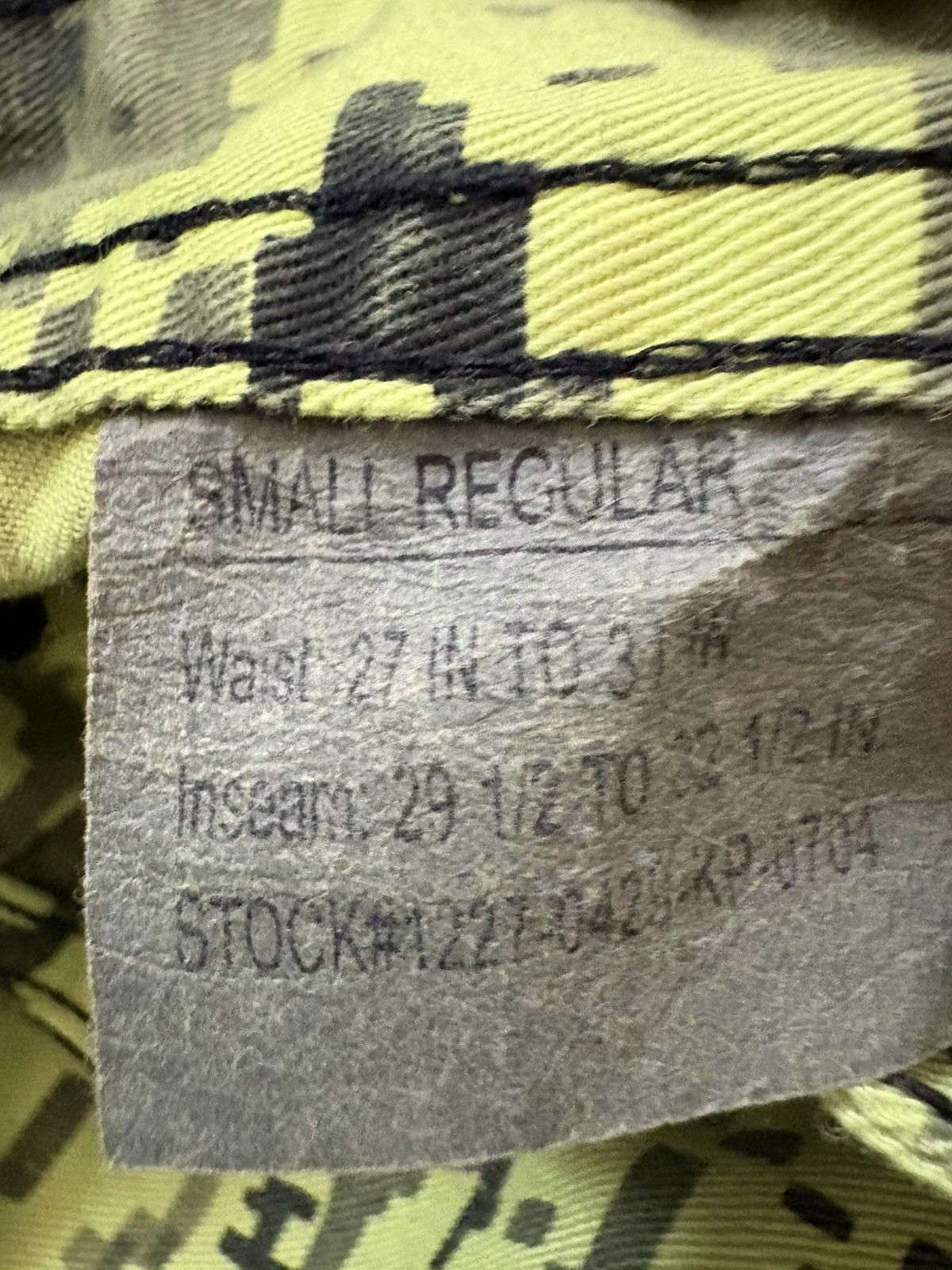Psychworld Psychworld Neon Camo Cargo Pants Size US 30 / EU 46 - 4 Thumbnail