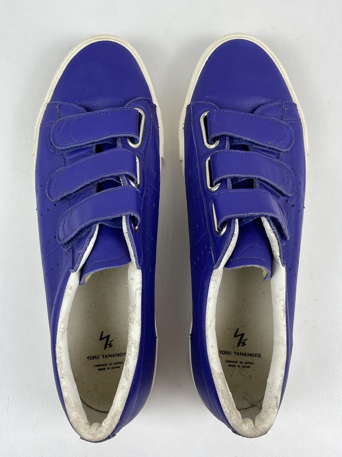 Kansai Yamamoto Y2K Y'S Japan Leather Strap Hook-Loop Sneakers Low-Top Shoes Size US 11.5 / EU 44-45 - 12 Thumbnail