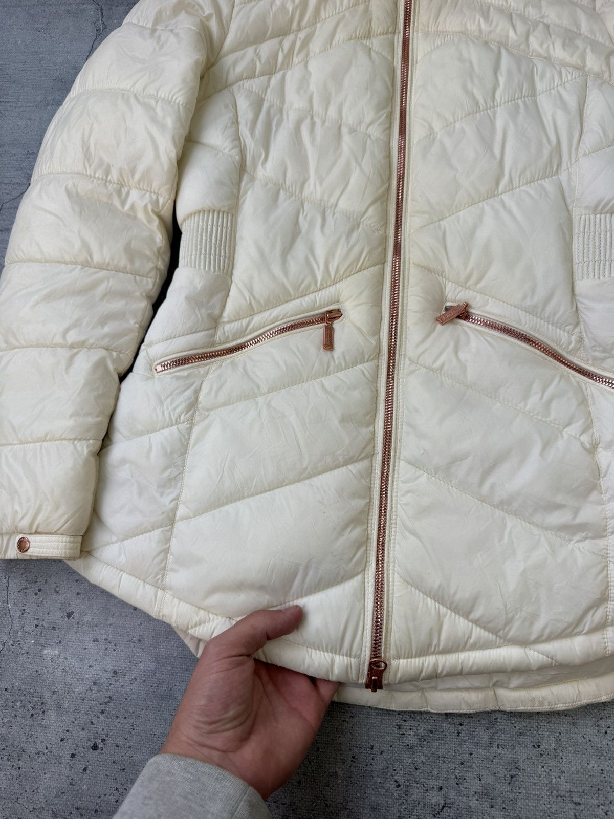 Barbour Vintage Barbour Fur Faux Down Jacket IfSixWasNine Y2K Size S / US 4 / IT 40 - 5 Thumbnail
