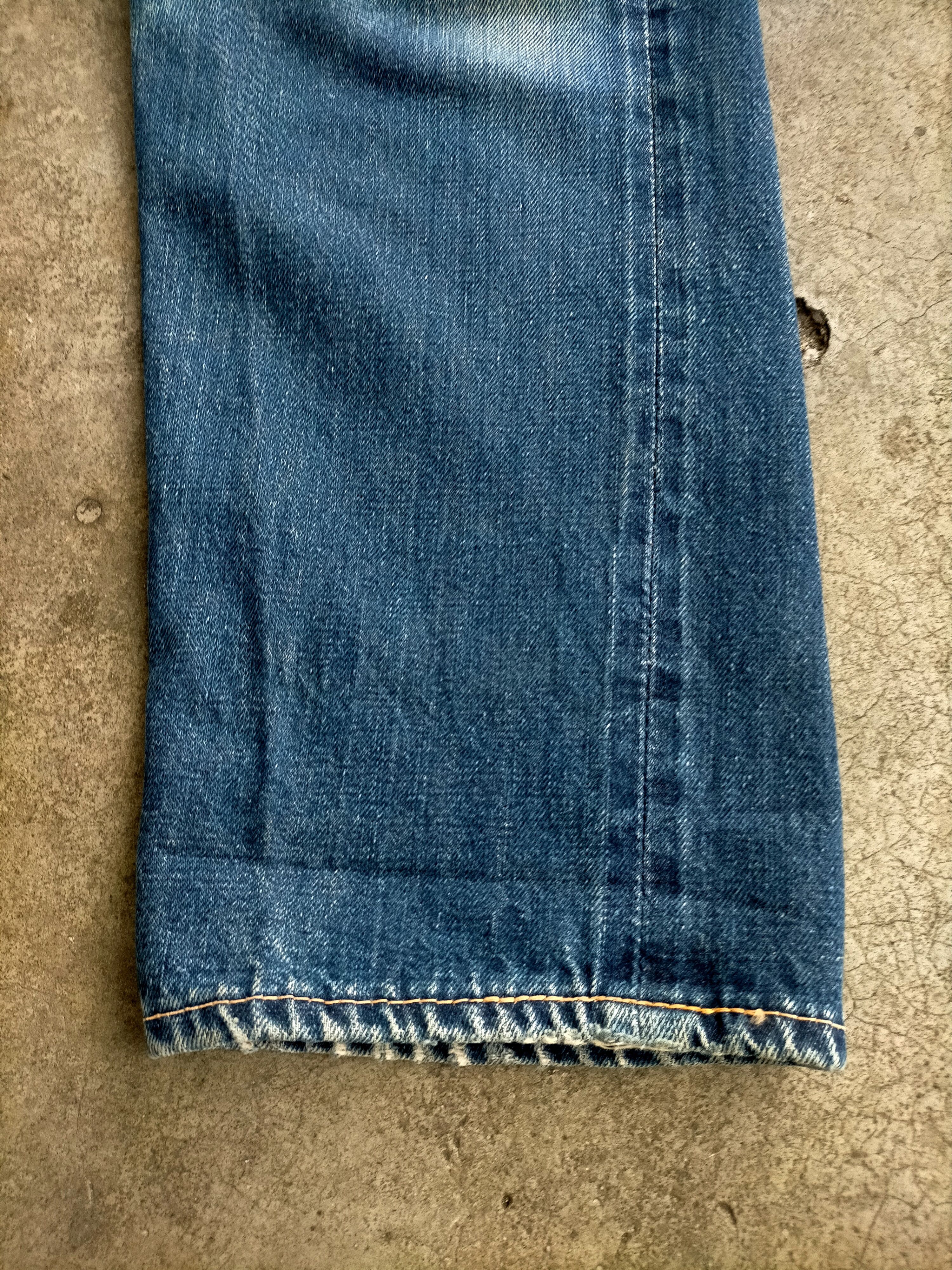 Levi's True Vintage 60s Levis 501xx Big E Selvage Jeans Size US 31 - 8 Thumbnail