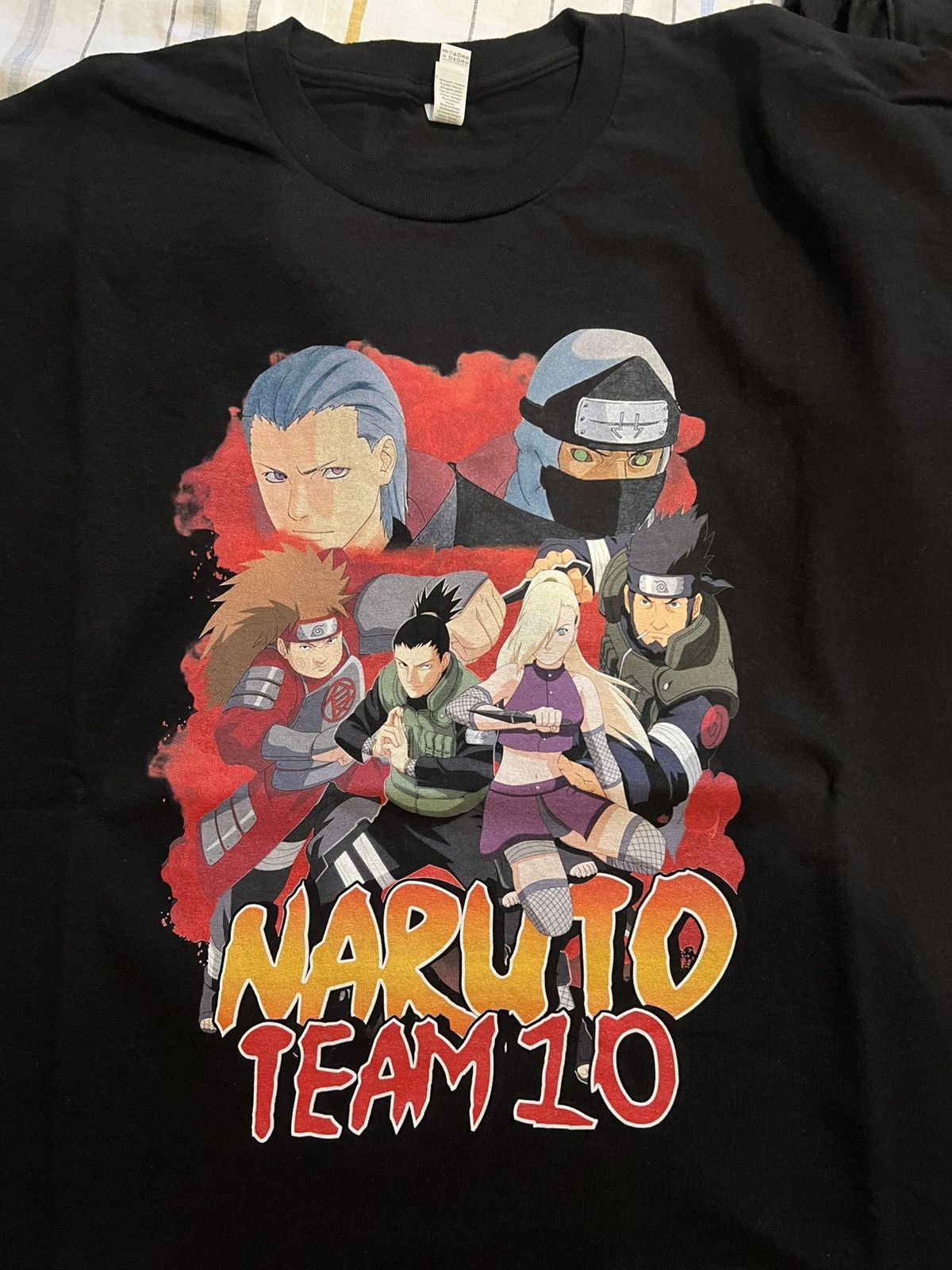 Anime Naruto Team 10 vs Akatsuki Tee Size US XL / EU 56 / 4 - 3 Thumbnail