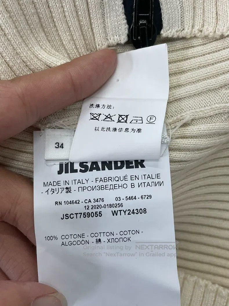 Jil Sander Jil Sander size 34 White Showpiece Shawl Collar Knit Cardig Size M / US 6-8 / IT 42-44 - 5 Thumbnail