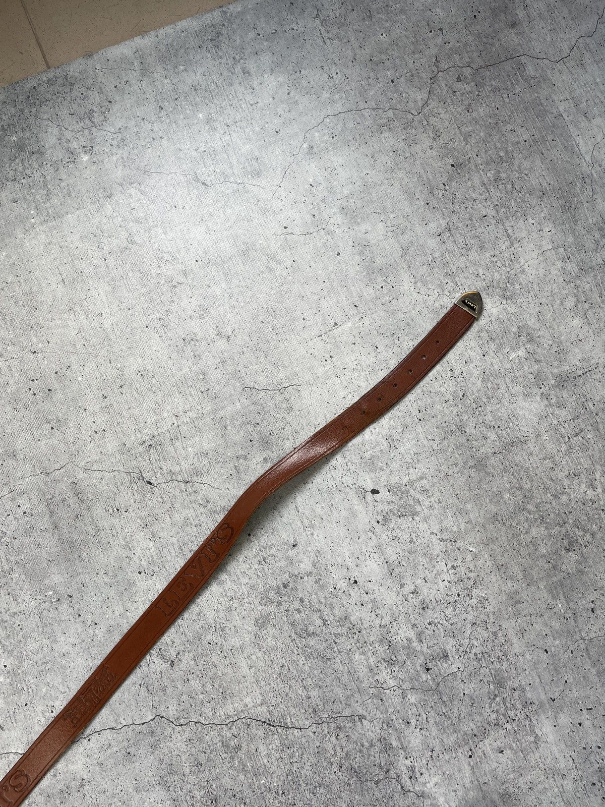 Other Vintage Levis Belt Brown Leather Y2K Size ONE SIZE - 9 Thumbnail