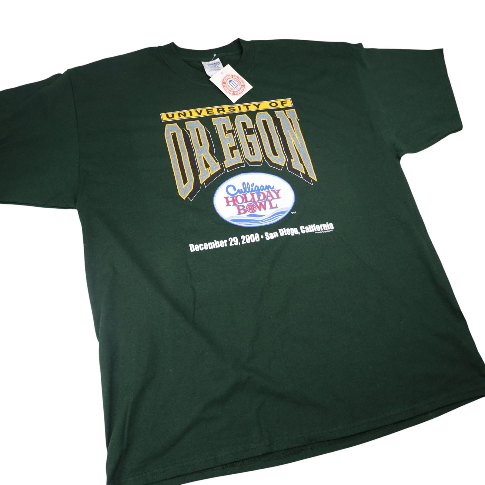 NCAA × Vintage NWT VTG Y2k University of Oregon Ducks Holiday Bowl Tee Size US XXL / EU 58 / 5 - 1 Thumbnail