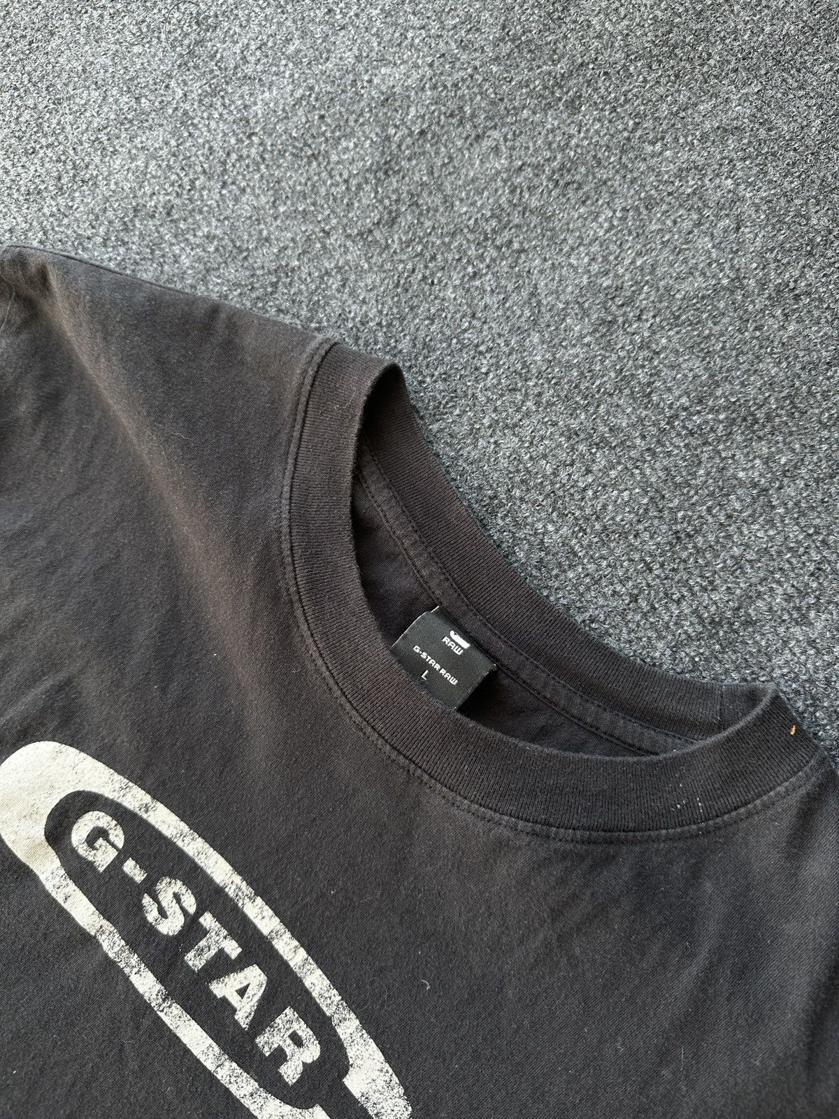 G-Star 🚨 G STAR RAW SHORT SLEEVE T SHIRT RARE BLACK Size US L / EU 52-54 / 3 - 3 Thumbnail