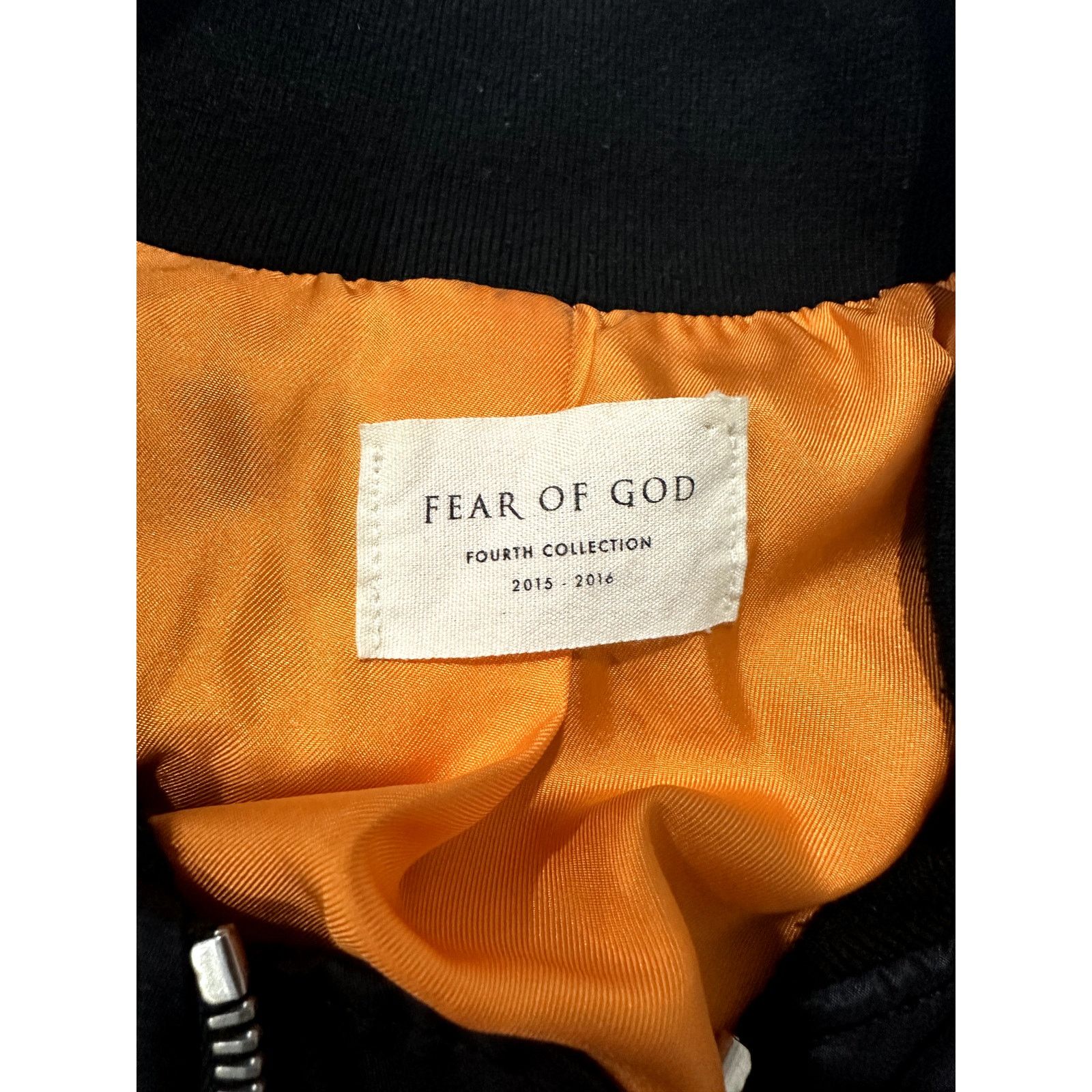 Fear of God Fear of God Satin Bomber Black Fourth Collection Size Large Size US L / EU 52-54 / 3 - 3 Thumbnail