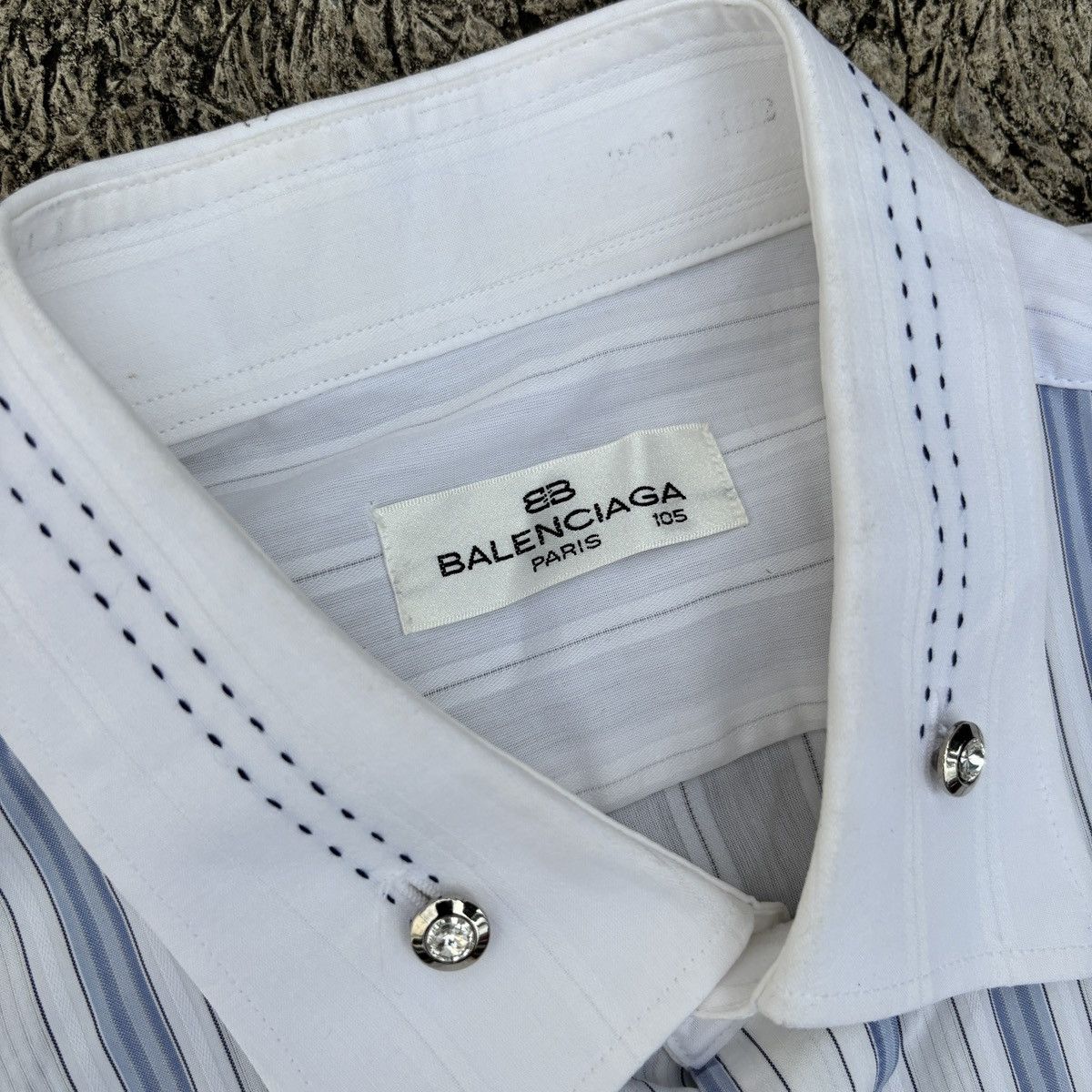 Balenciaga Vintage Balenciaga button shirt Size US XL / EU 56 / 4 - 6 Thumbnail