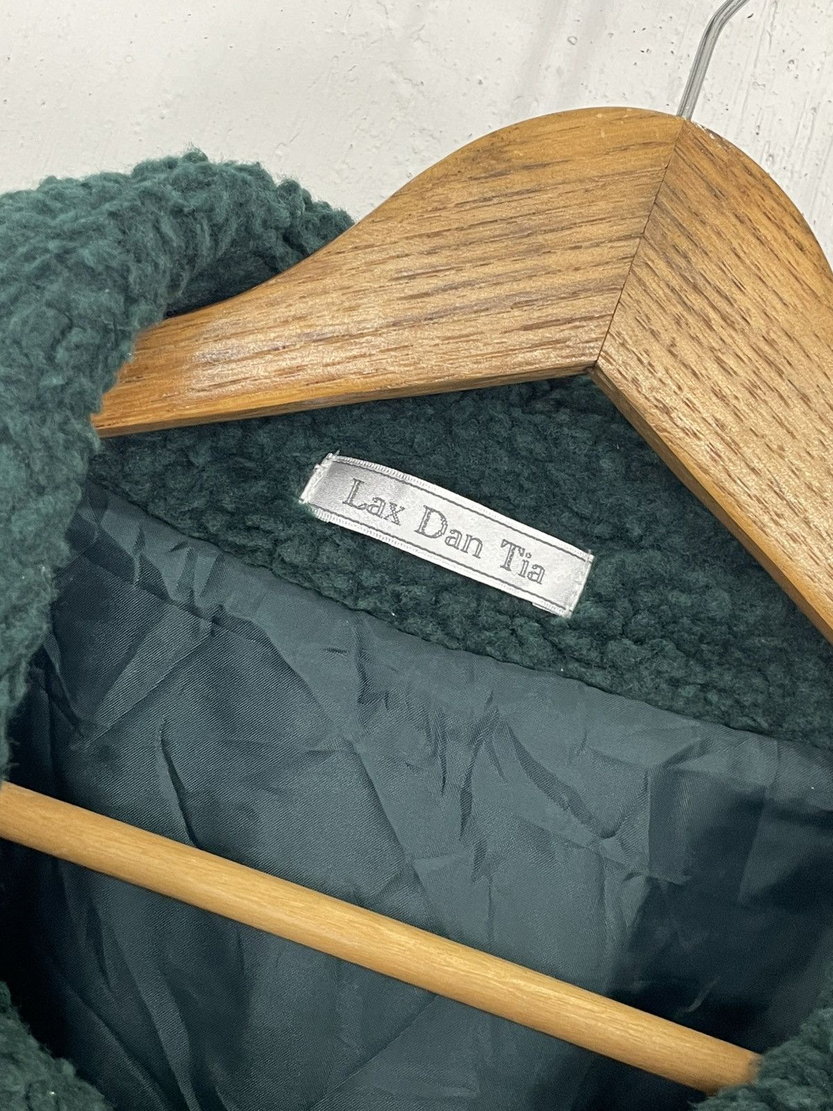 Japanese Brand Lax Dan Tia Pocket Fleece Winter Crop Jacket Size L / US 10 / IT 46 - 9 Thumbnail