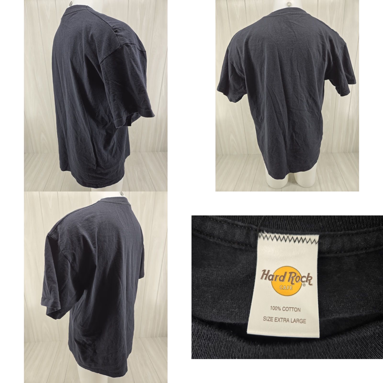Hard Rock Cafe VINTAGE Hard Rock Cafe London T-Shirt-Save the Planet XL Black Mens Short Sleeve Single Stitch Size US XL / EU 56 / 4 - 8 Thumbnail