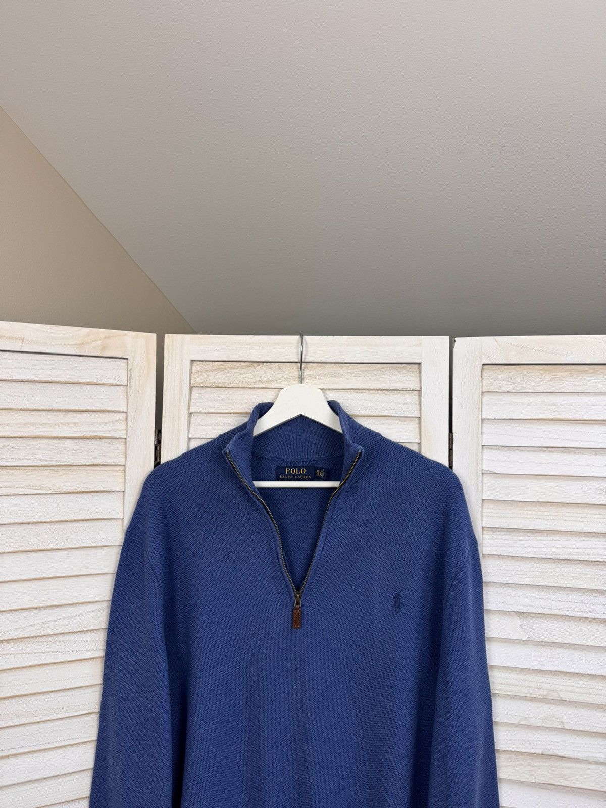 Polo Ralph Lauren Men's Sweater 1/3 Zip Polo Ralph Lauren Size US XL / EU 56 / 4 - 2 Thumbnail