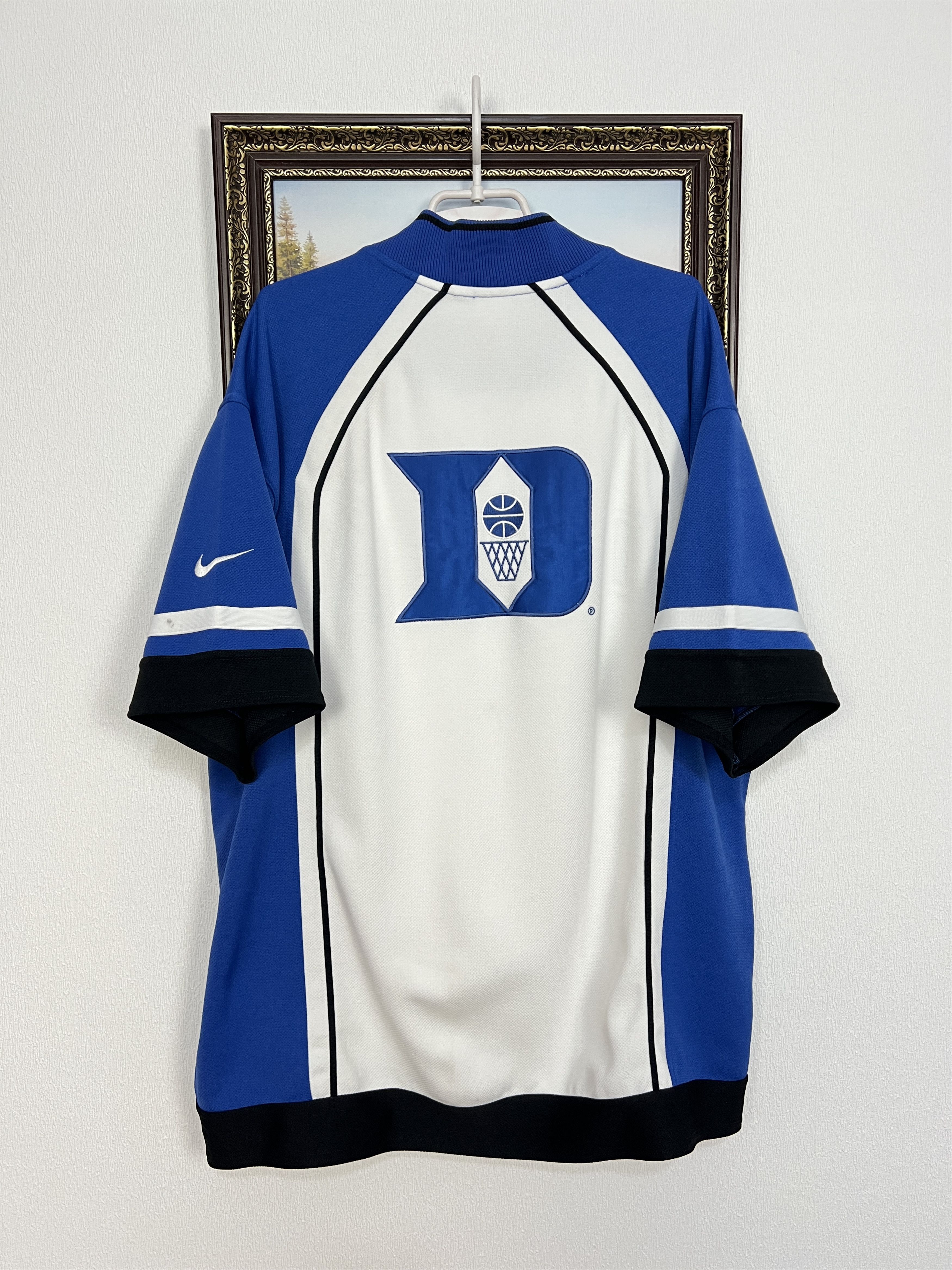 Nike DUKE University NCAA Basketball Warm Up Shooting Jersey Size US XL / EU 56 / 4 - 8 Thumbnail