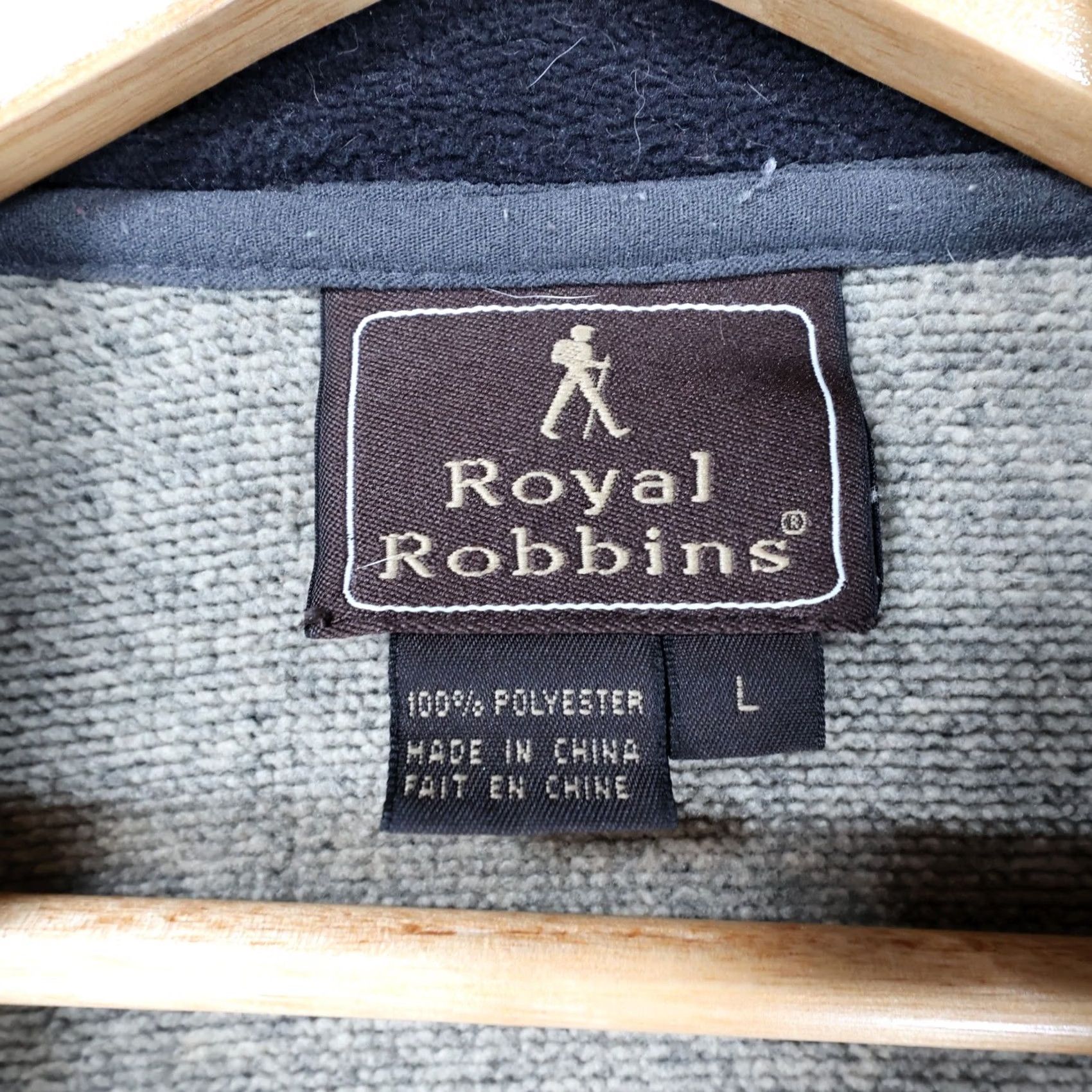 Royal Robbins Royal Robbins Pullover Sweater Mens Large Gray Quarter Zip Outdoor Size US L / EU 52-54 / 3 - 7 Thumbnail