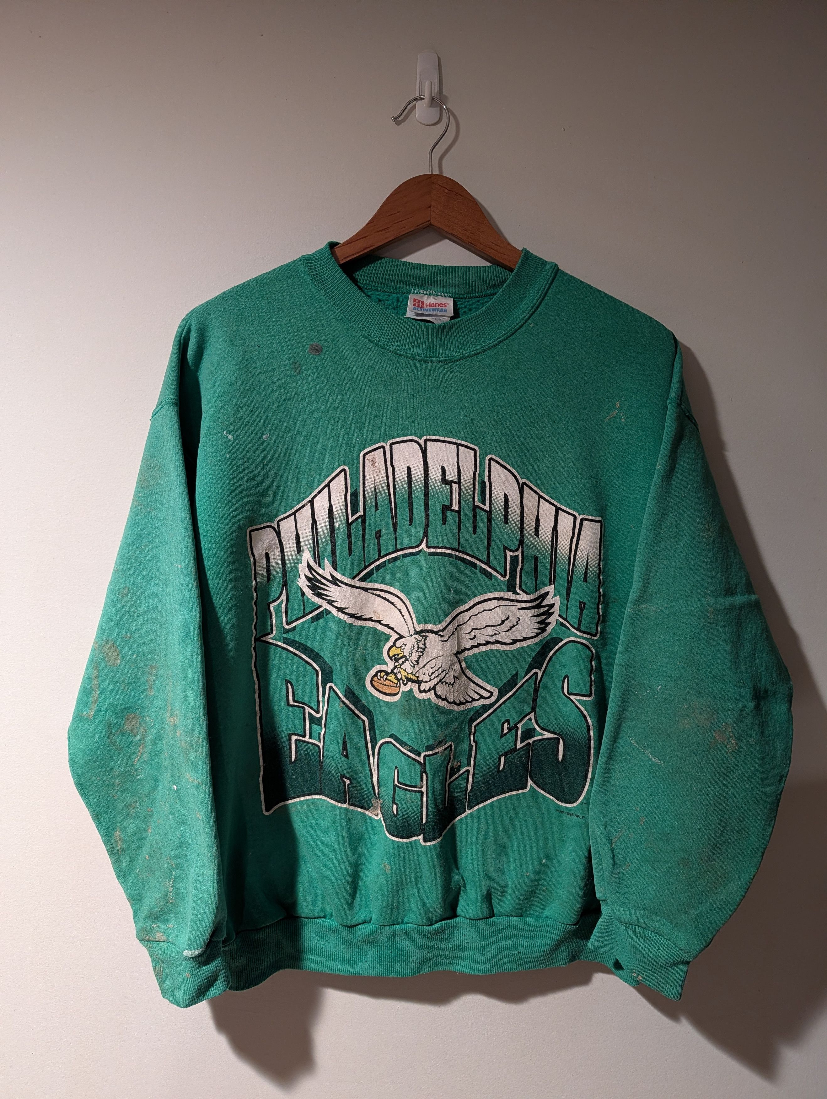 NFL VINTAGE 1995 PHILADELPHIA EAGLES CREWNECK SWEATSHIRT Size US L / EU 52-54 / 3 - 1 Thumbnail