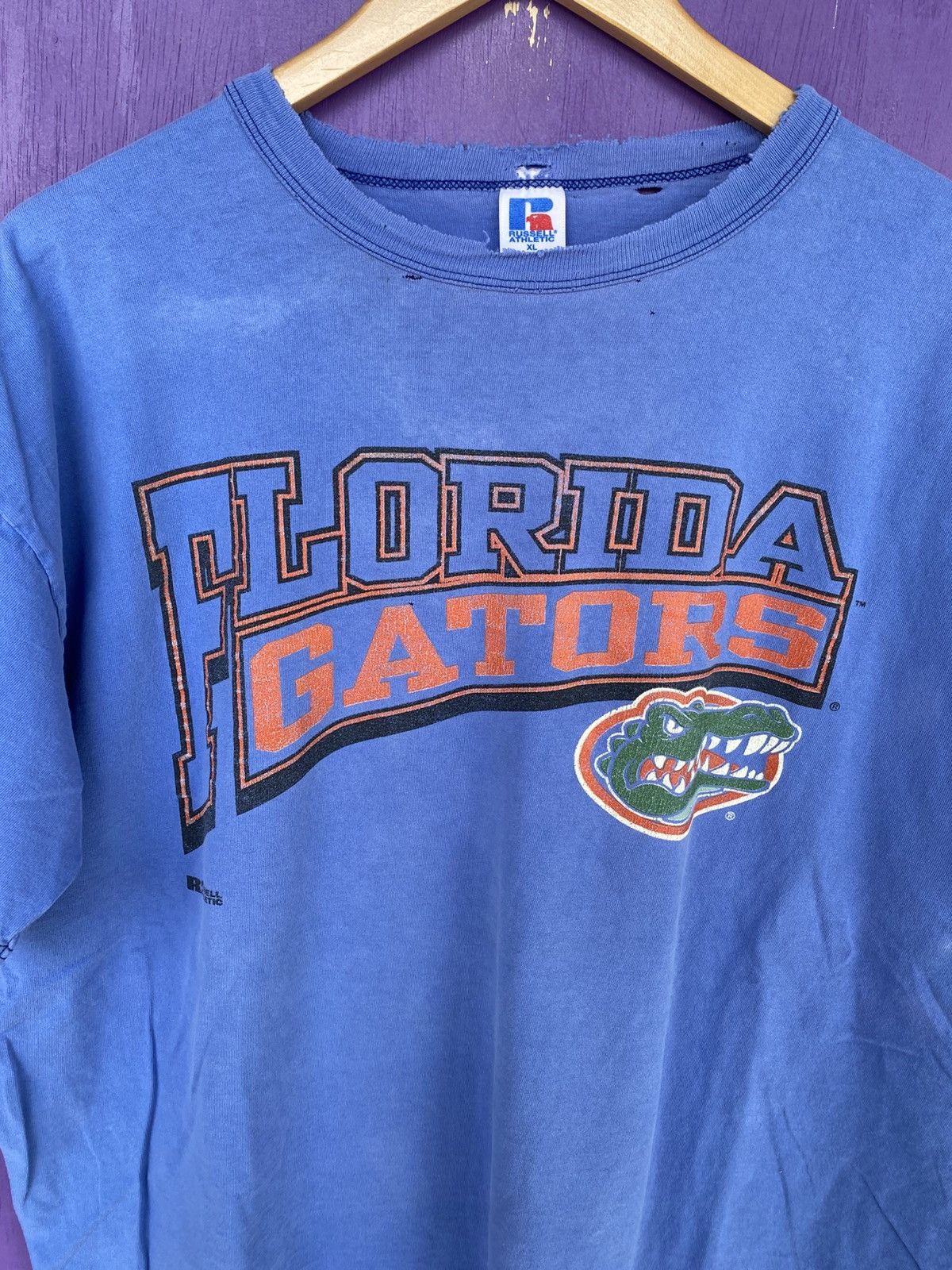 Russell Athletic Vintage 80s Russell athletic Florida gators faded t-shirt Size US XL / EU 56 / 4 - 3 Thumbnail