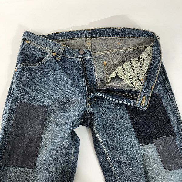 Number (N)ine NUMBER NINE 03aw Kurt Period patchwork Denim Size US 34 / EU 50 - 7 Thumbnail