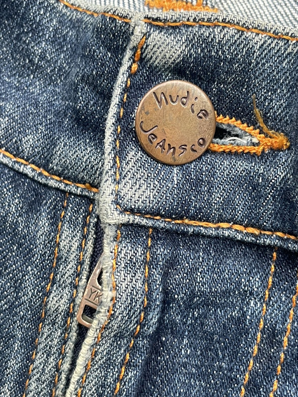 Nudie Jeans Vintage Nudie Faded & Distressed Denim Size US 30 / EU 46 - 20 Thumbnail