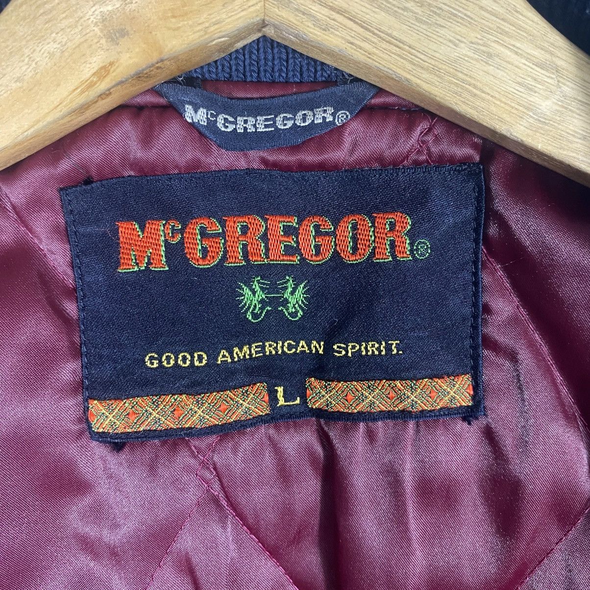 McGregor × Vintage Vintage 90s McGregor Denim Bomber Snap Button Jacket L Size Size US L / EU 52-54 / 3 - 10 Thumbnail