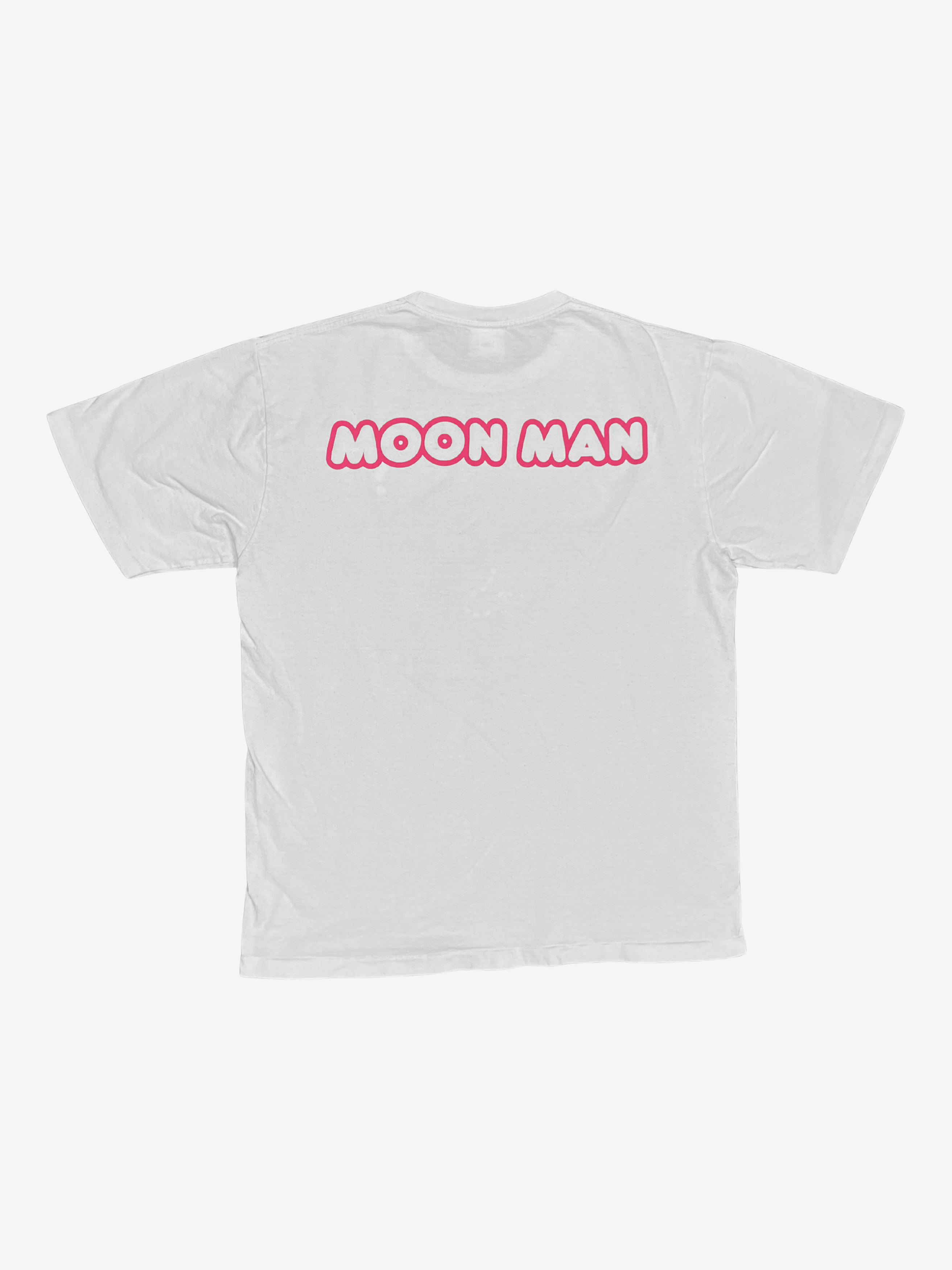 Bape A Bathing Ape x Kid Cudi White Moon Man College Logo T-Shirt Size US XL / EU 56 / 4 - 2 Thumbnail