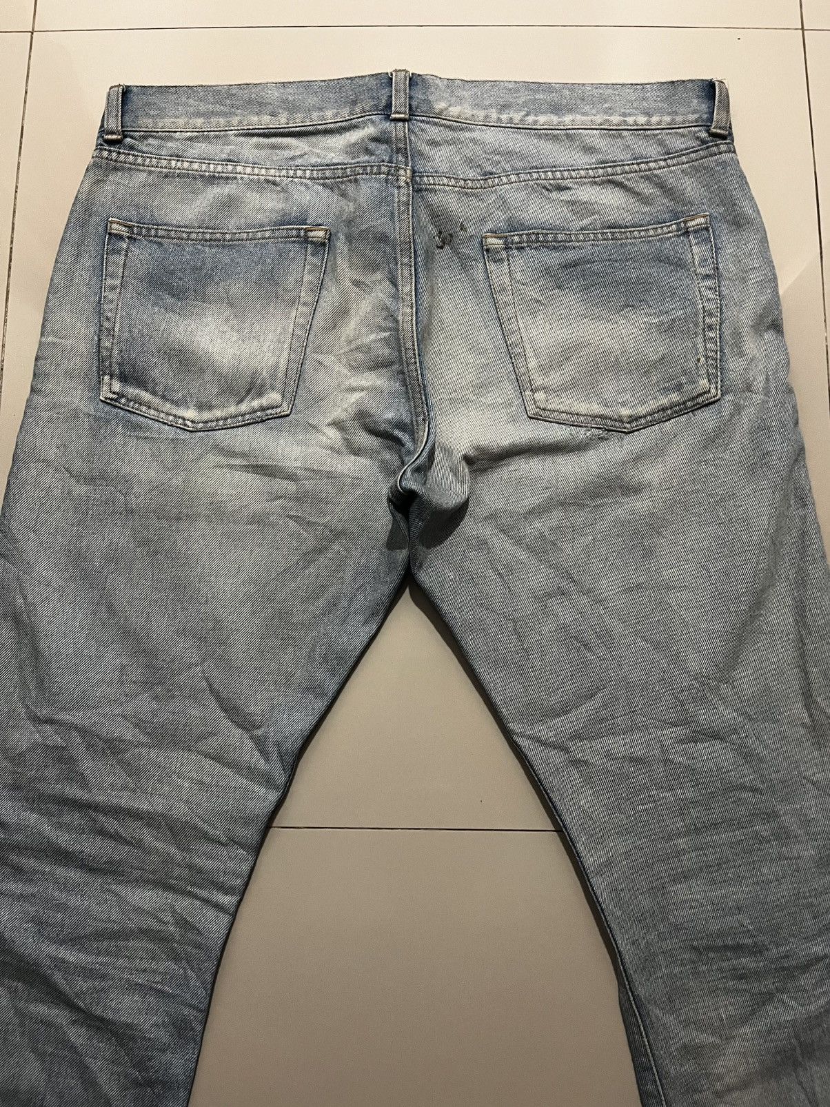 Saint Laurent Paris FW2018 SAINT LAURENT PARIS BLEU CLAIR DENIM Size US 34 / EU 50 - 11 Thumbnail