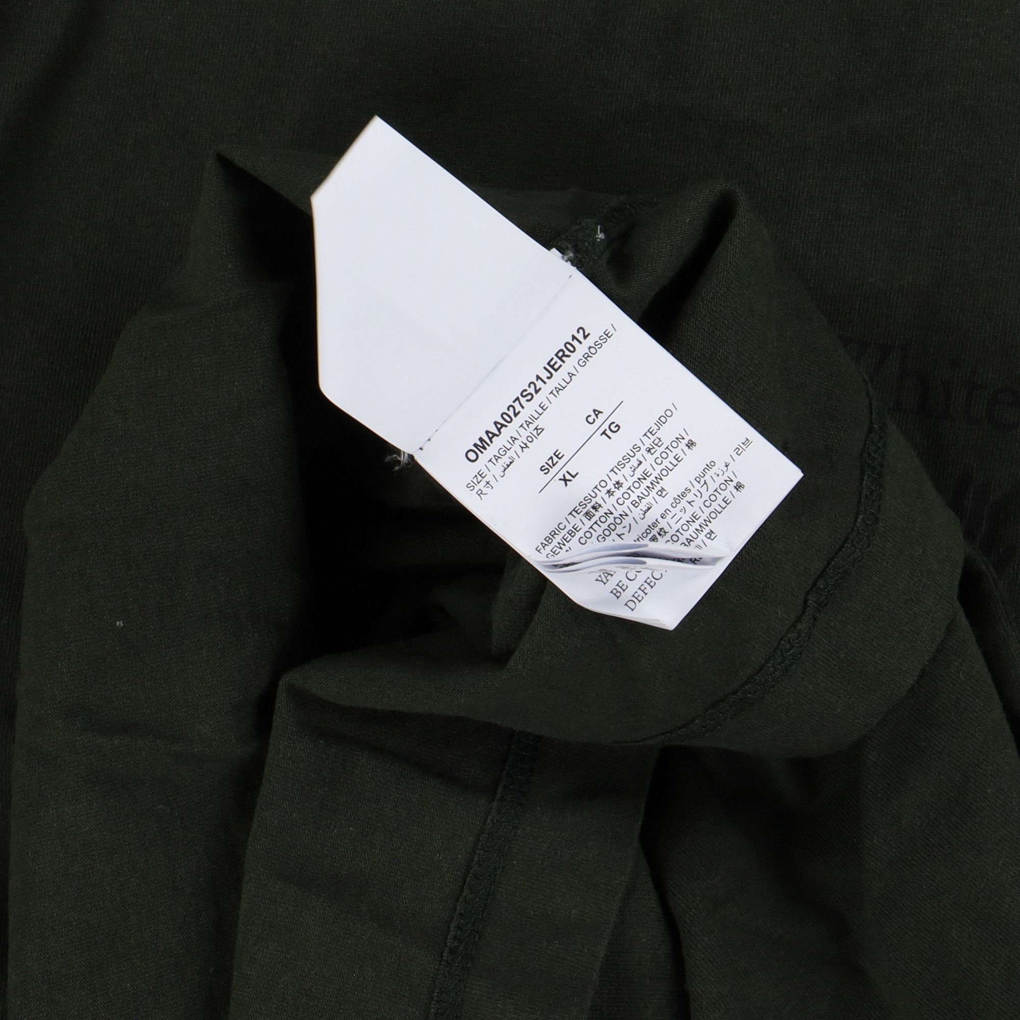 Off-White Green Lighting Bolt Arrows Logo T-Shirt Size US XL / EU 56 / 4 - 6 Thumbnail