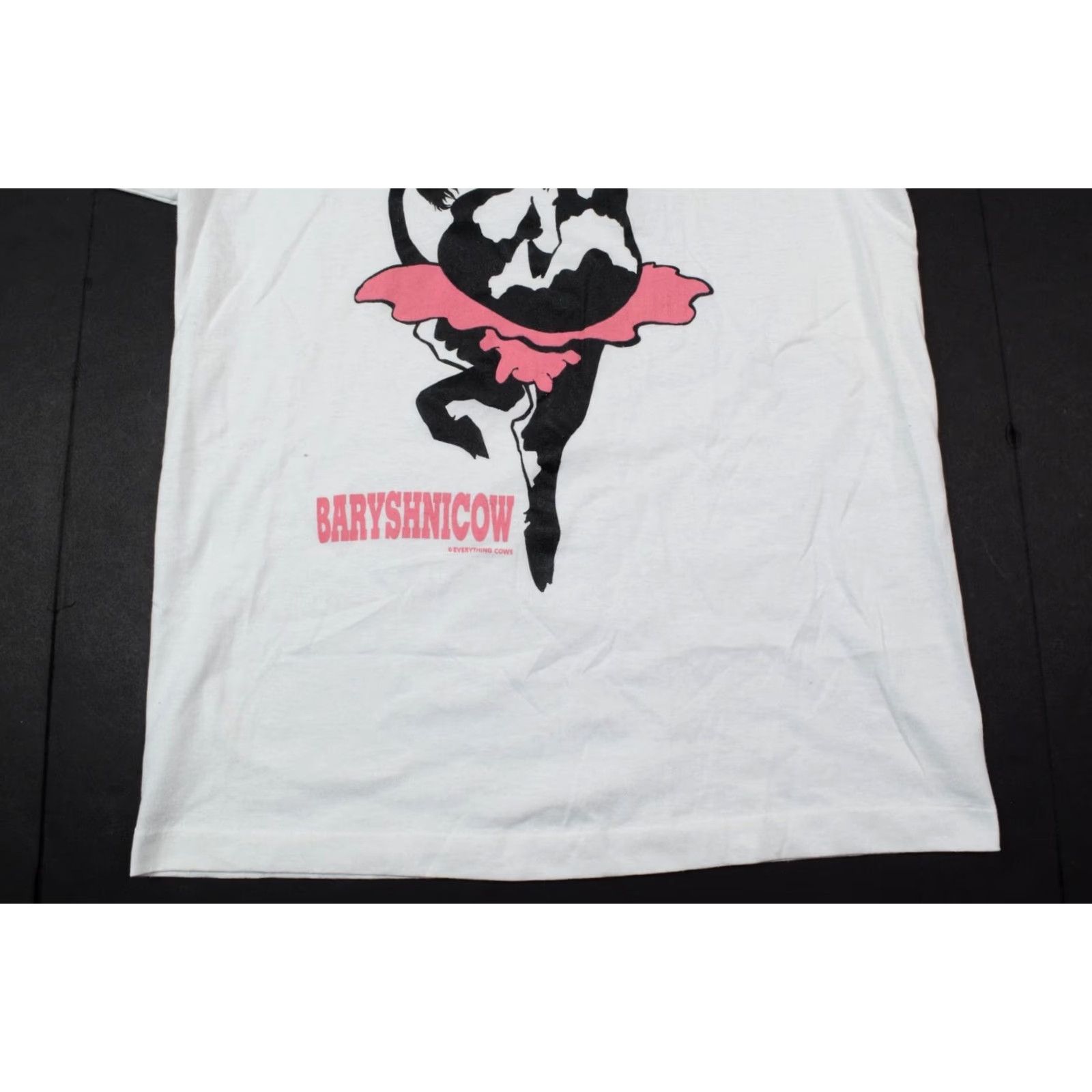 Vintage VINTAGE Baryshnikov Pardoy Screen Stars T-Shirt Adult Large White Graphic Print 90s Dancer Mens Size US L / EU 52-54 / 3 - 4 Thumbnail