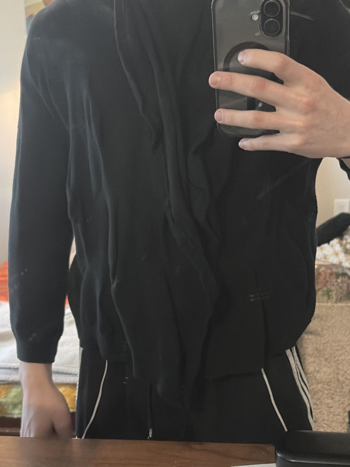 Yohji Yamamoto Y’S Yohji Asymmetric Embossed Cardigan Size US M / EU 48-50 / 2 - 10 Thumbnail