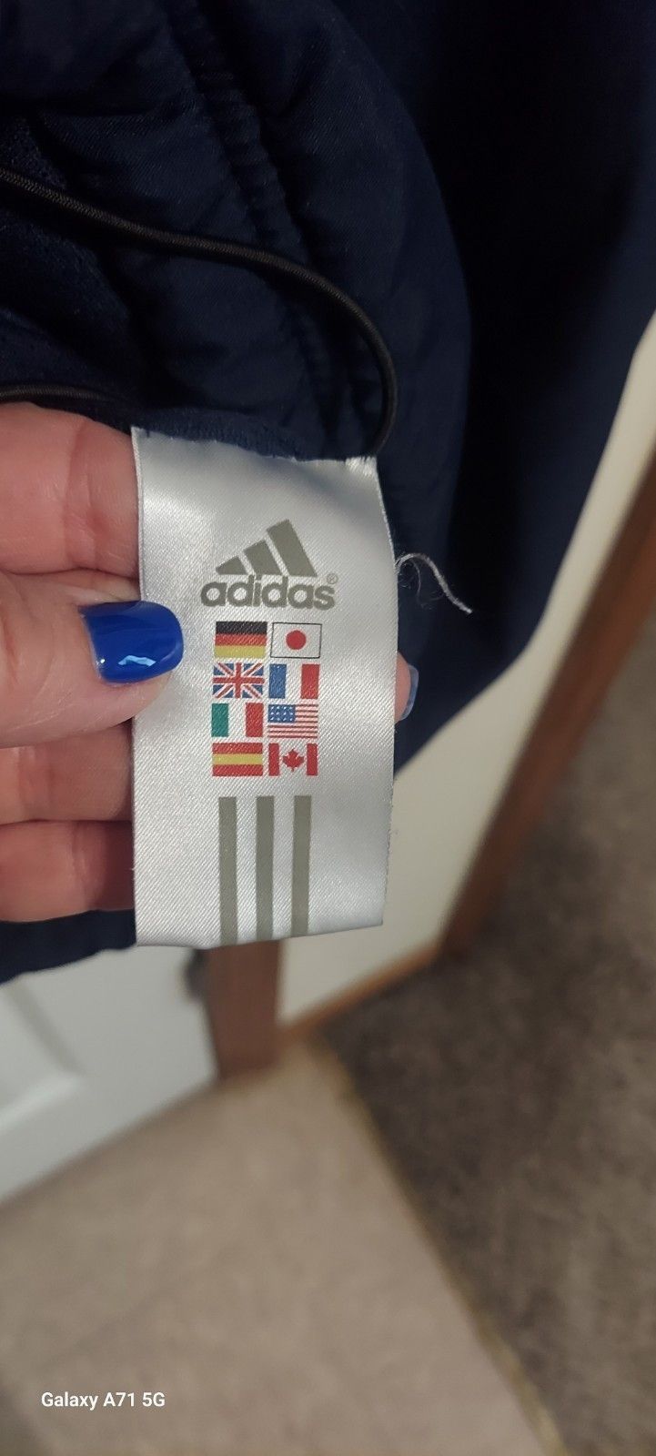 Adidas Adidas University Of Notre Dame Windbreaker Size Extra Larg Size US XL / EU 56 / 4 - 8 Thumbnail