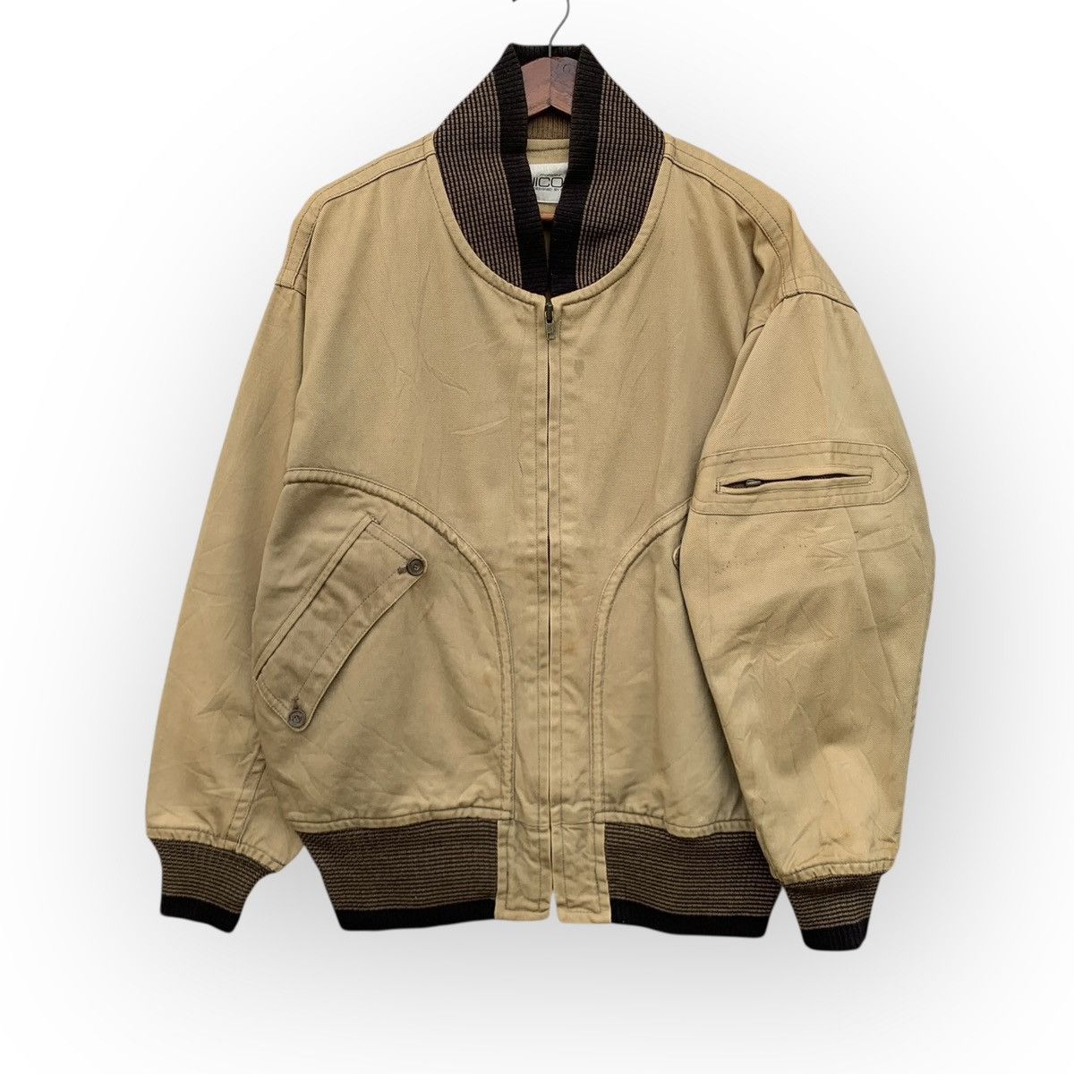 Japanese Brand Vintage Monsieur Nicole By Koba Bomber Jacket Size US L / EU 52-54 / 3 - 2 Thumbnail