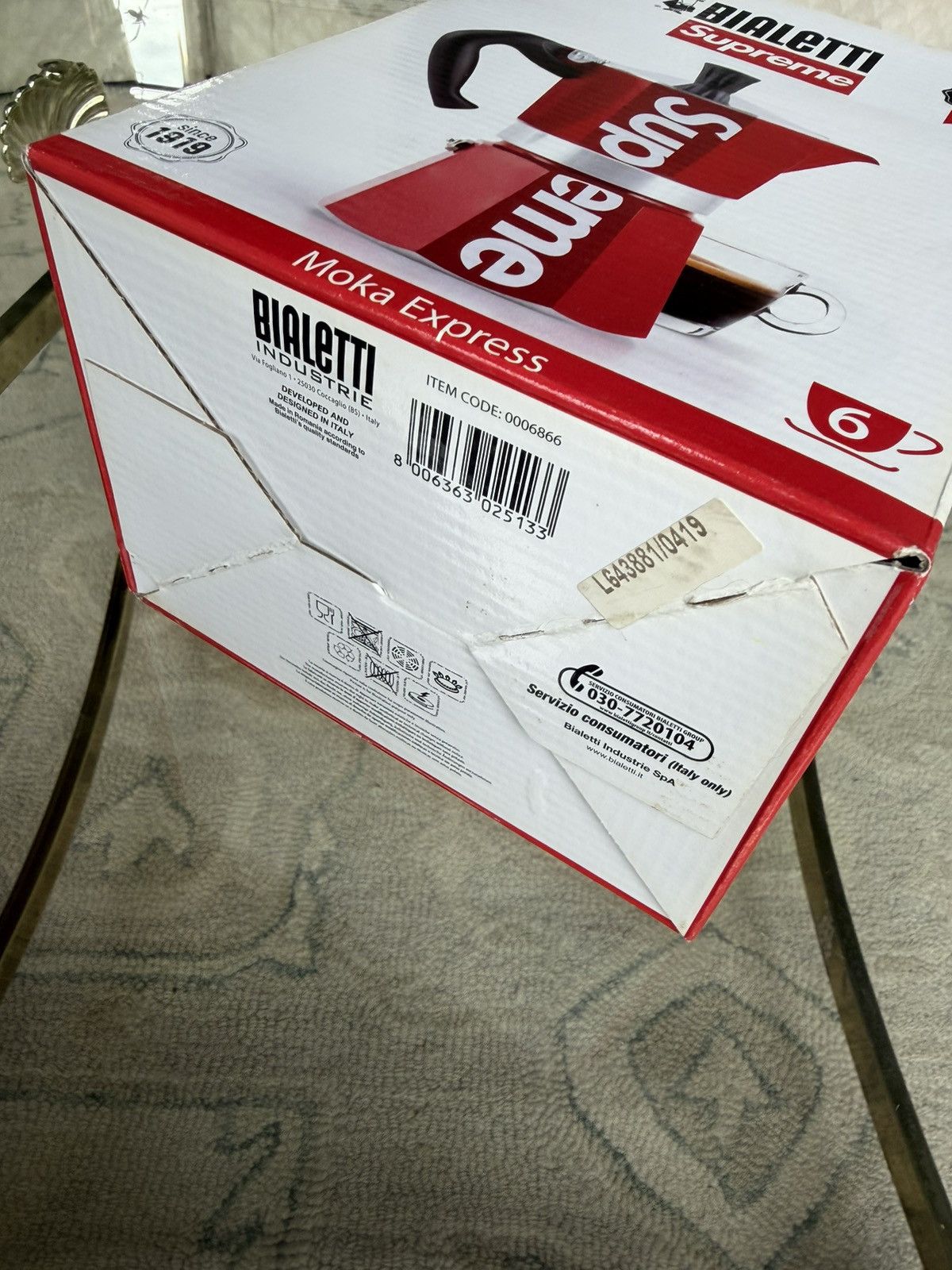 Supreme Supreme x Bialetti Moka Pot Size ONE SIZE - 2 Thumbnail