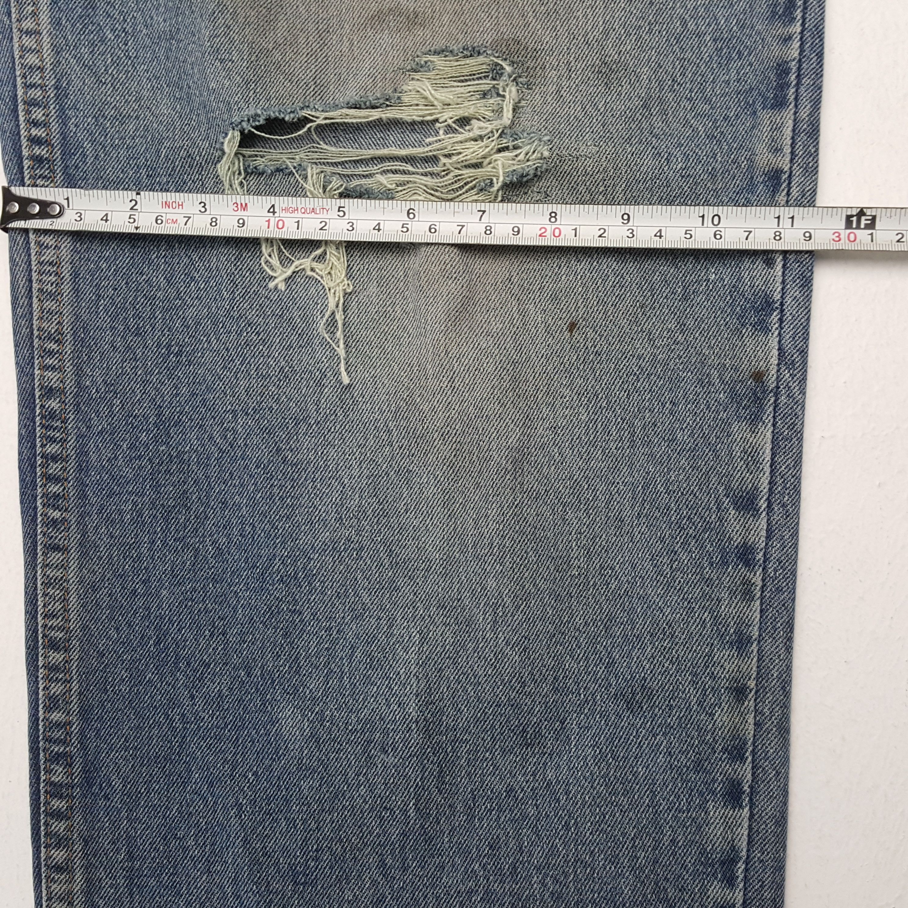 Levi's × Vintage LEVIS Streetwear Rock Punk Style Distressed Jeans Size US 32 / EU 48 - 10 Thumbnail