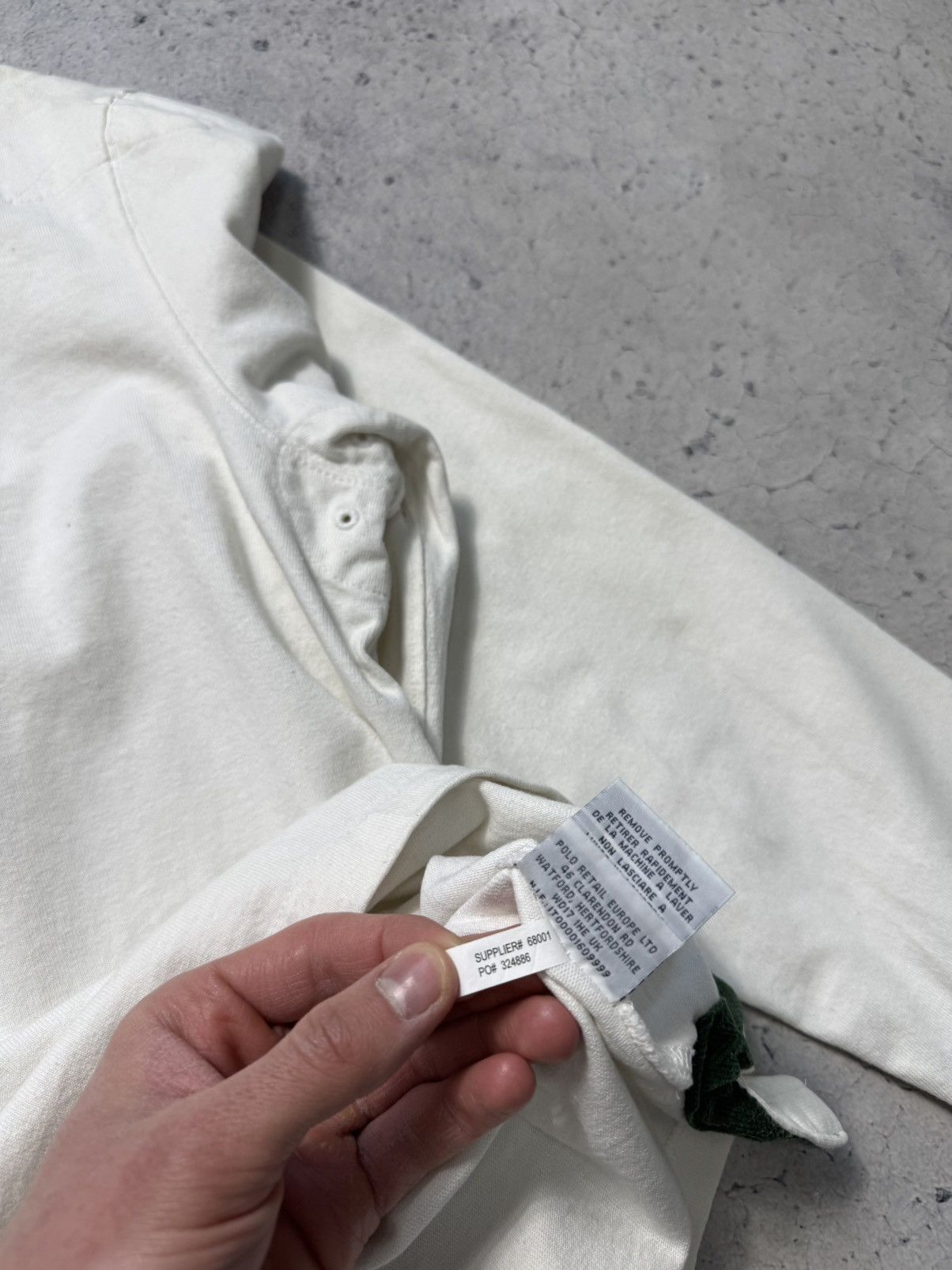 Polo Ralph Lauren Polo Ralph Lauren #6 Rugby Sweatshirt Big Pony White Y2K Size US L / EU 52-54 / 3 - 9 Thumbnail