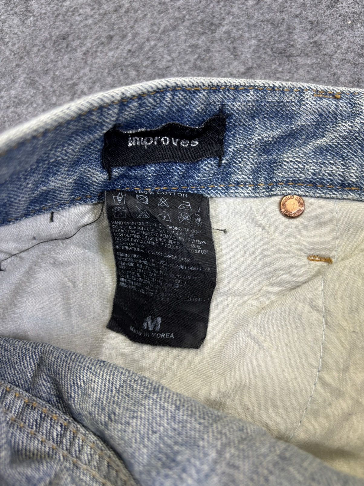 Other 💥Artisanal Fades💥improves Rare Style Distressed Denim F941 Size US 33 - 14 Thumbnail