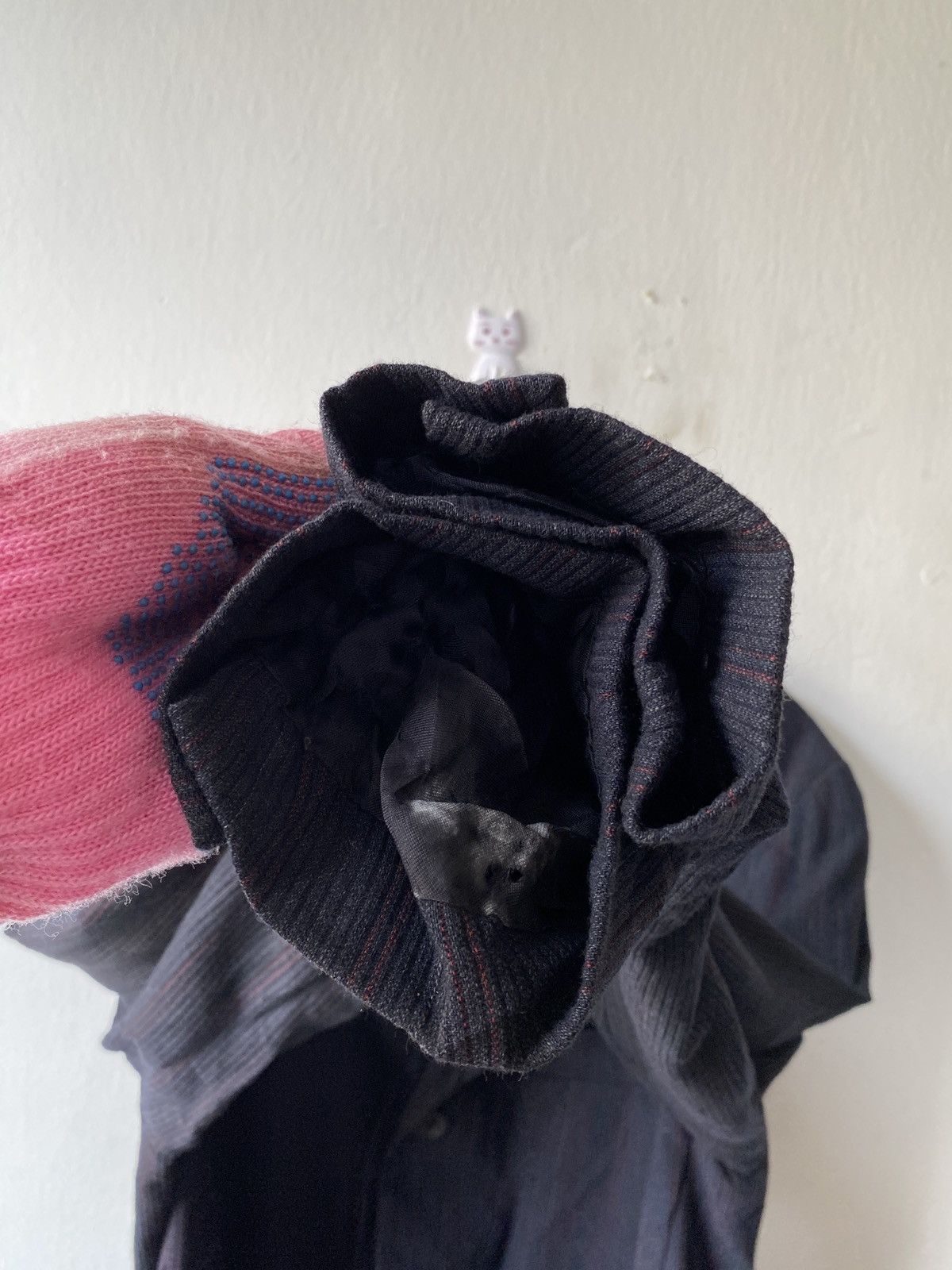 Marithe + Francois Girbaud × Vintage 1990s - Marithe Francois Girbaud Italy Pinstripe Blazer Size 44R - 10 Thumbnail