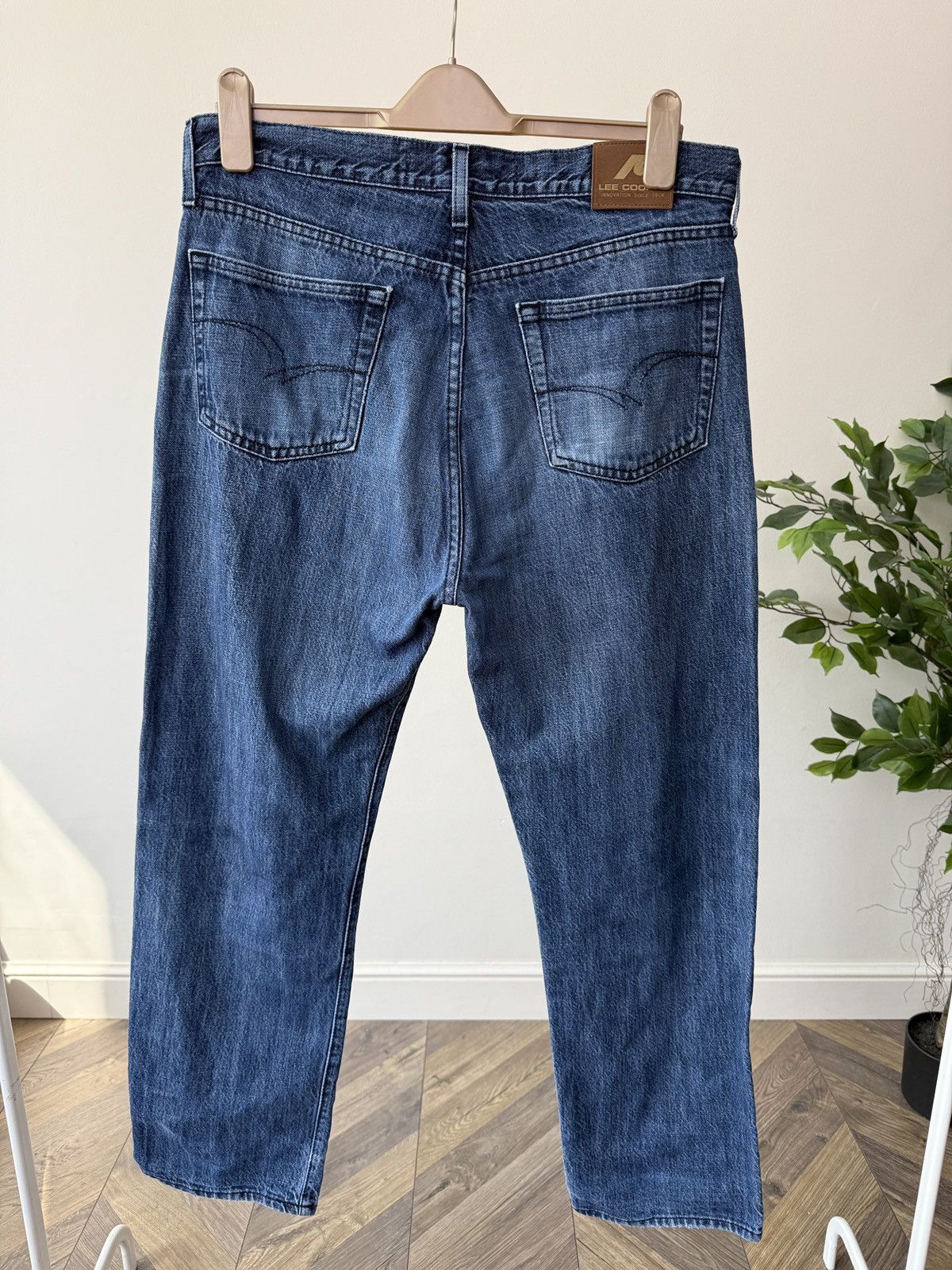 Lee Vintage Lee Cooper Men’s Blue Straight Leg Jeans Wash Denim Size US 35 - 9 Thumbnail