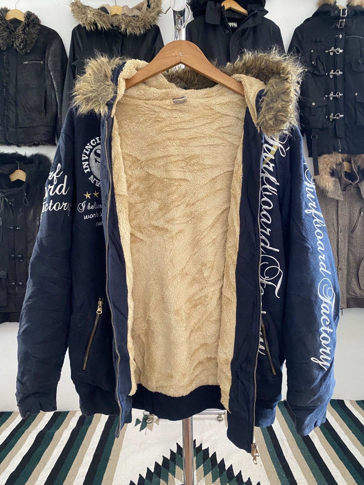 If Six Was Nine Japanese Surfboard Factory Zip Fur Hoodie Size US L / EU 52-54 / 3 - 18 Thumbnail