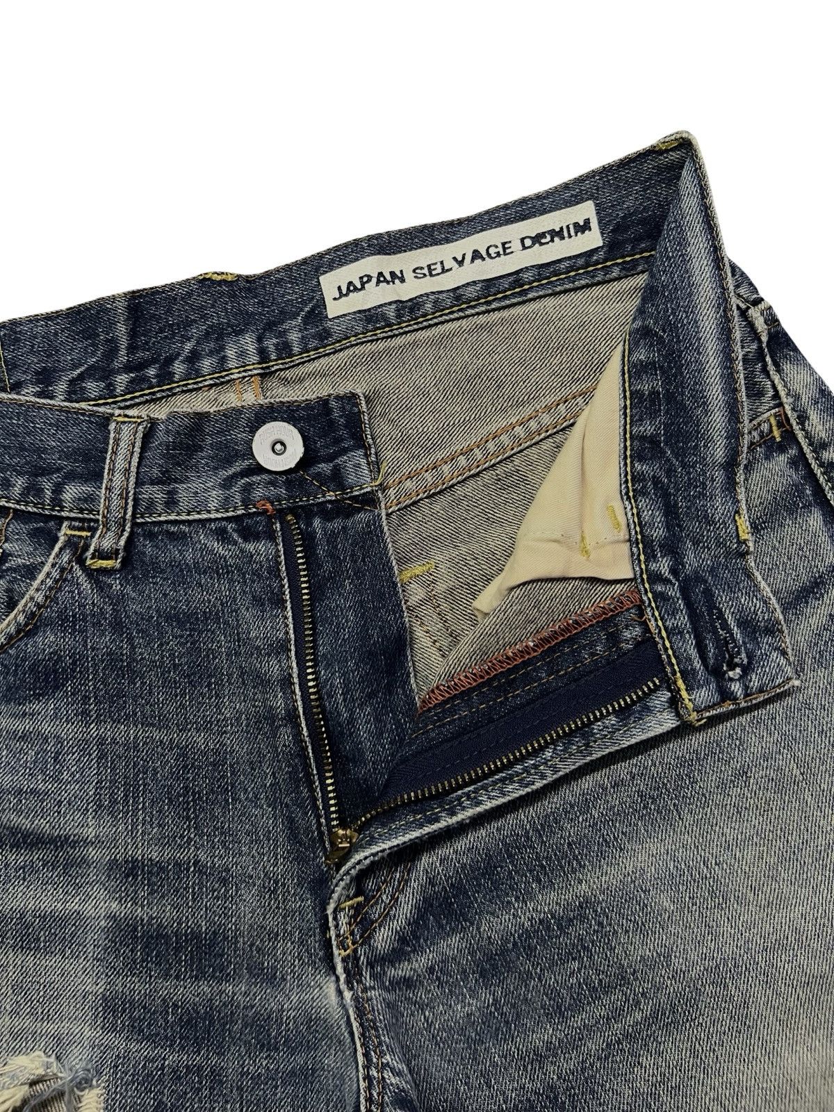 Japanese Brand RUSH HOUR RH-0007 Japanese Selvedge Denim | Heavy Vintage Size US 32 / EU 48 - 11 Thumbnail