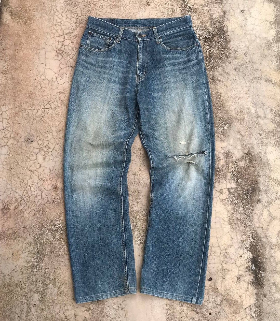 Kansai Yamamoto VINTAGE KANSAI YAMAMOTO DISTRESSED DENIM W29X29 Size US 29 - 1 Thumbnail